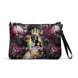 Krewe Crest Floral Crossbody Bag