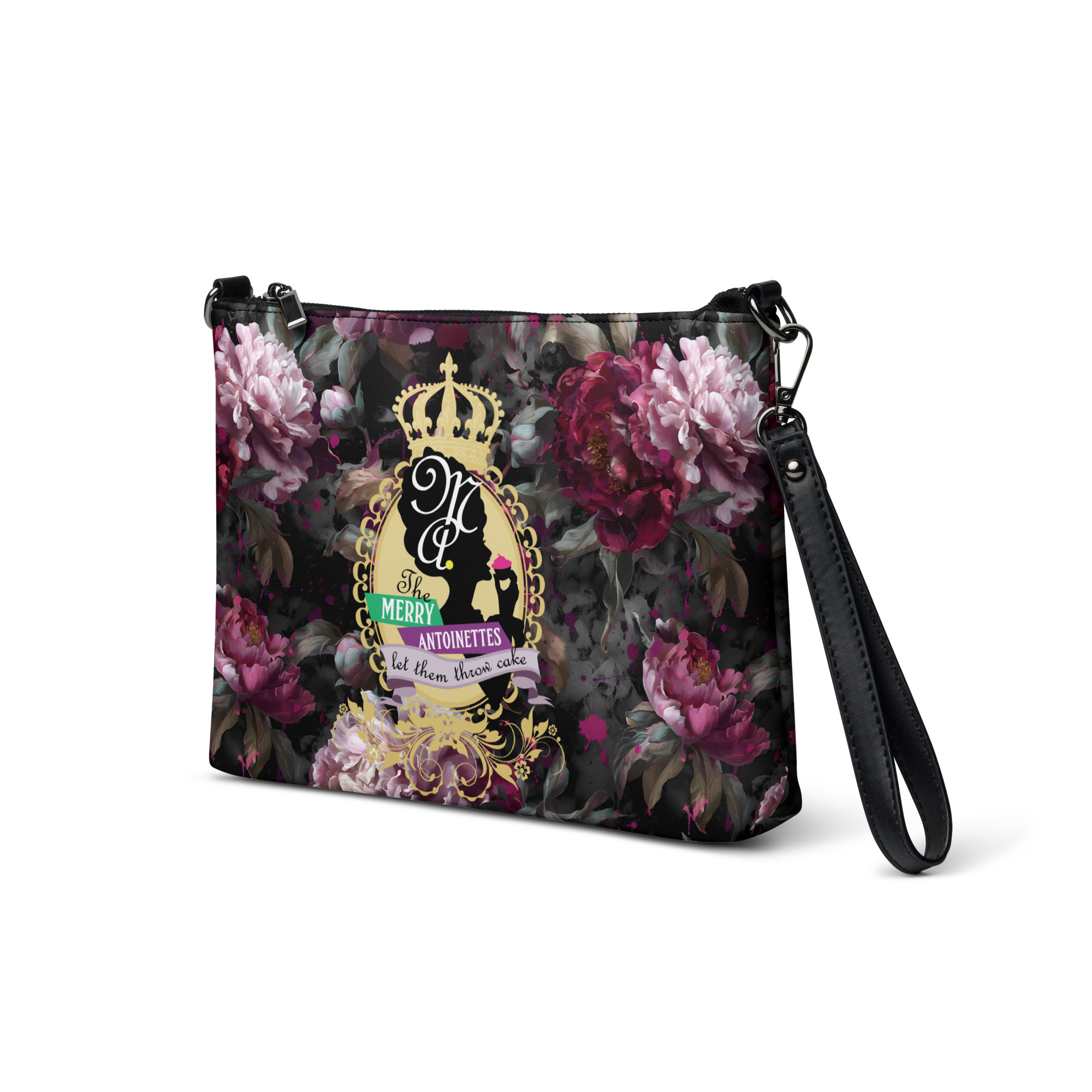 Krewe Crest Floral Crossbody Bag - Image 2