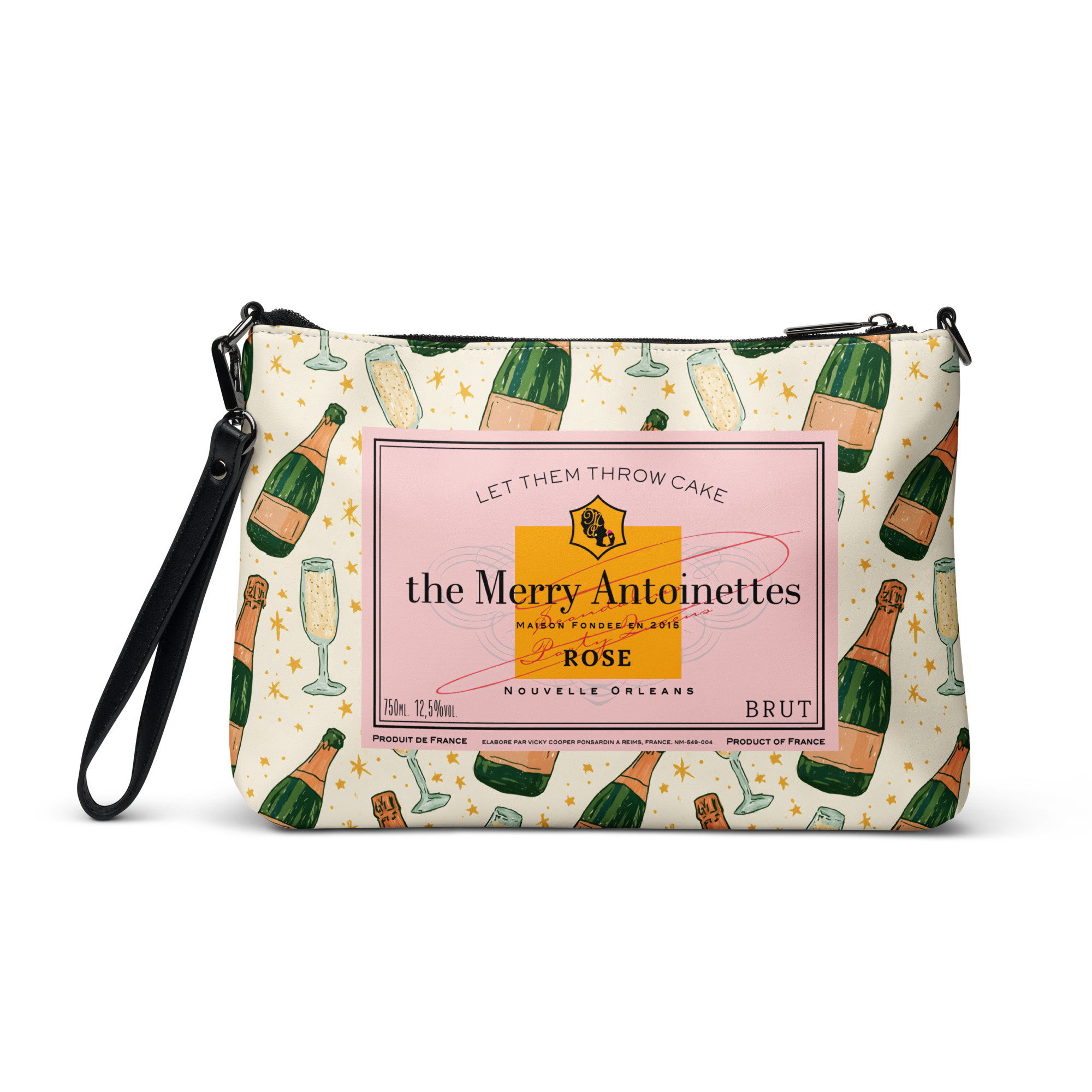 Rose' Champagne Crossbody Bag - Image 3