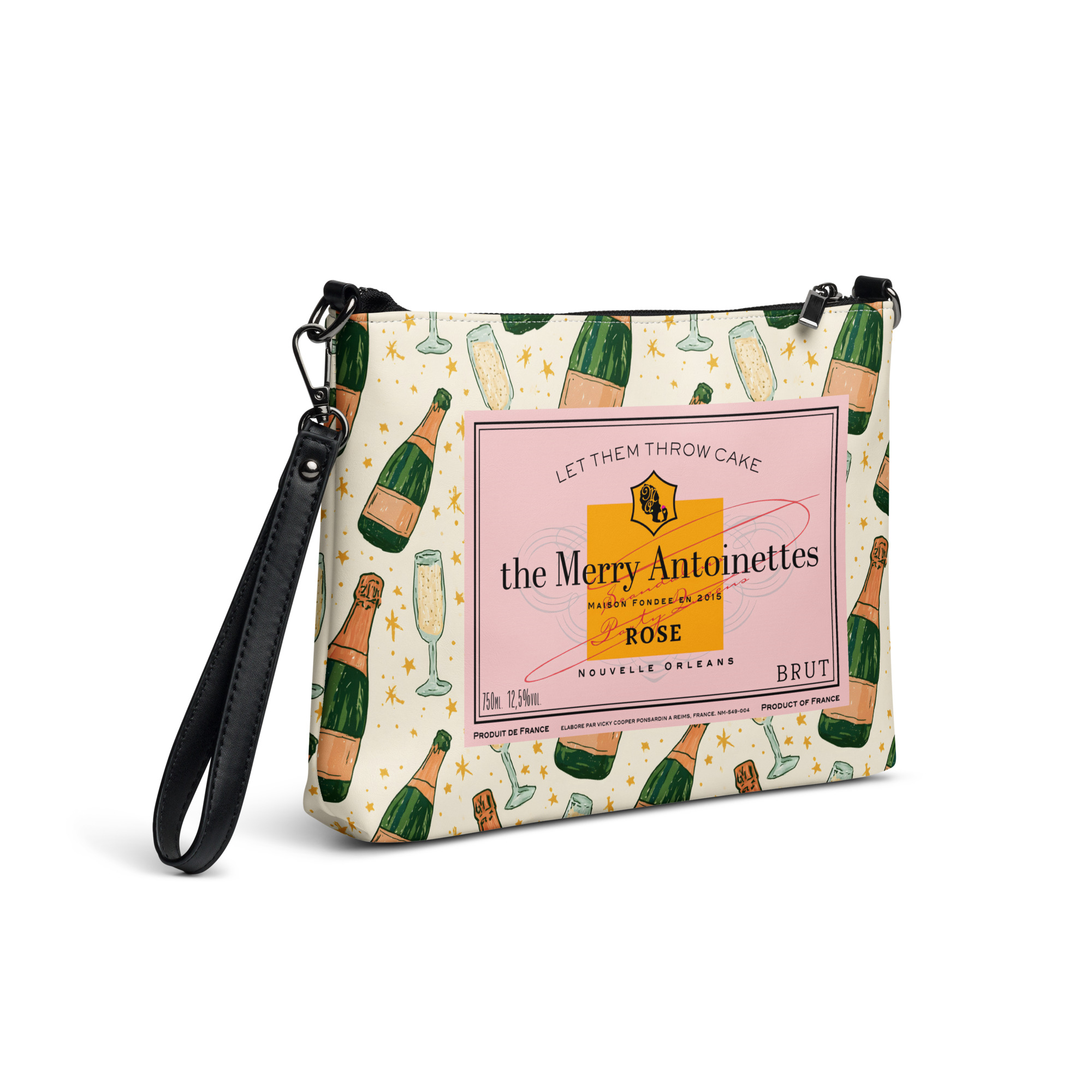 Rose' Champagne Crossbody Bag - Image 4