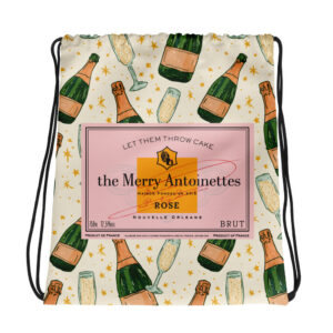 Rose' Champagne Drawstring Bag
