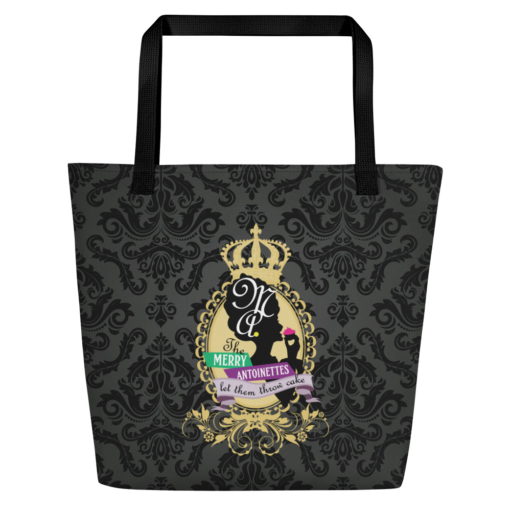 Krewe Crest All-Over Print Large Tote Bag - Image 2