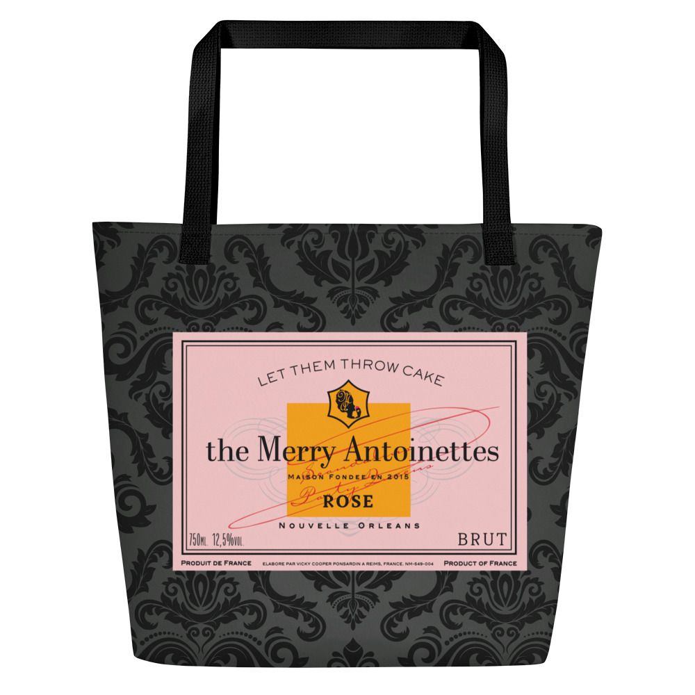 Rose' All-Over Print Large Tote Bag