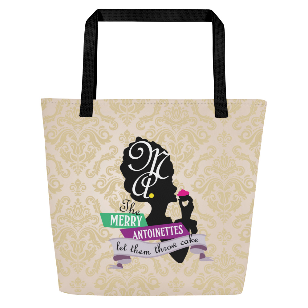 Logo All-Over Print Large Tote Bag