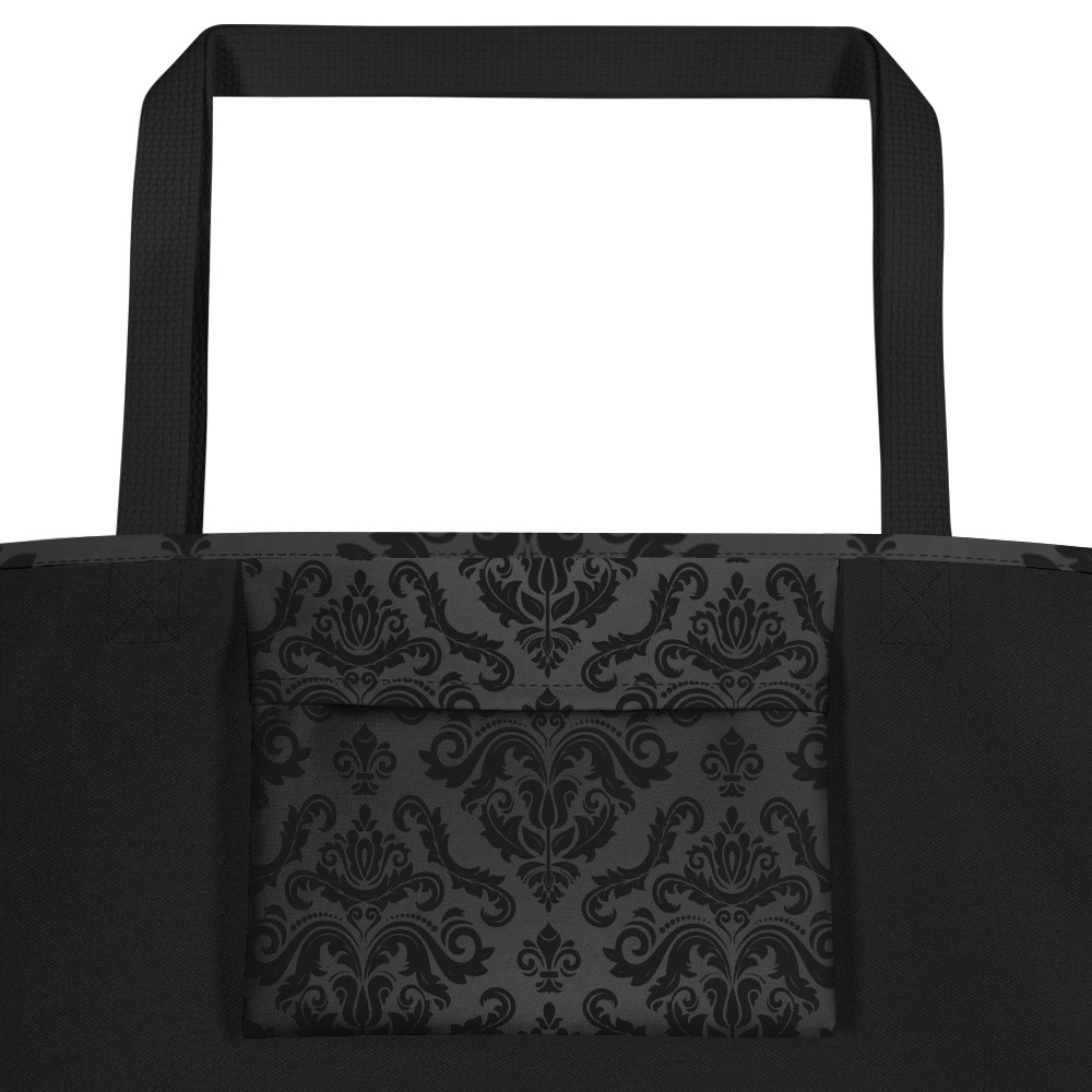 Krewe Crest All-Over Print Large Tote Bag - Image 3