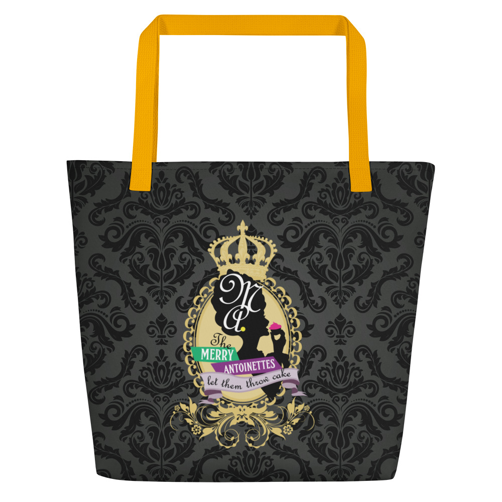 Krewe Crest All-Over Print Large Tote Bag - Image 4