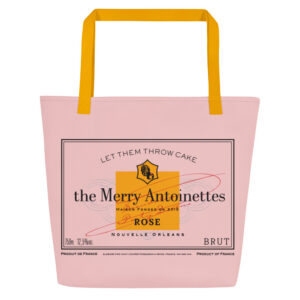 Rose' All-Over Print Large Tote Bag