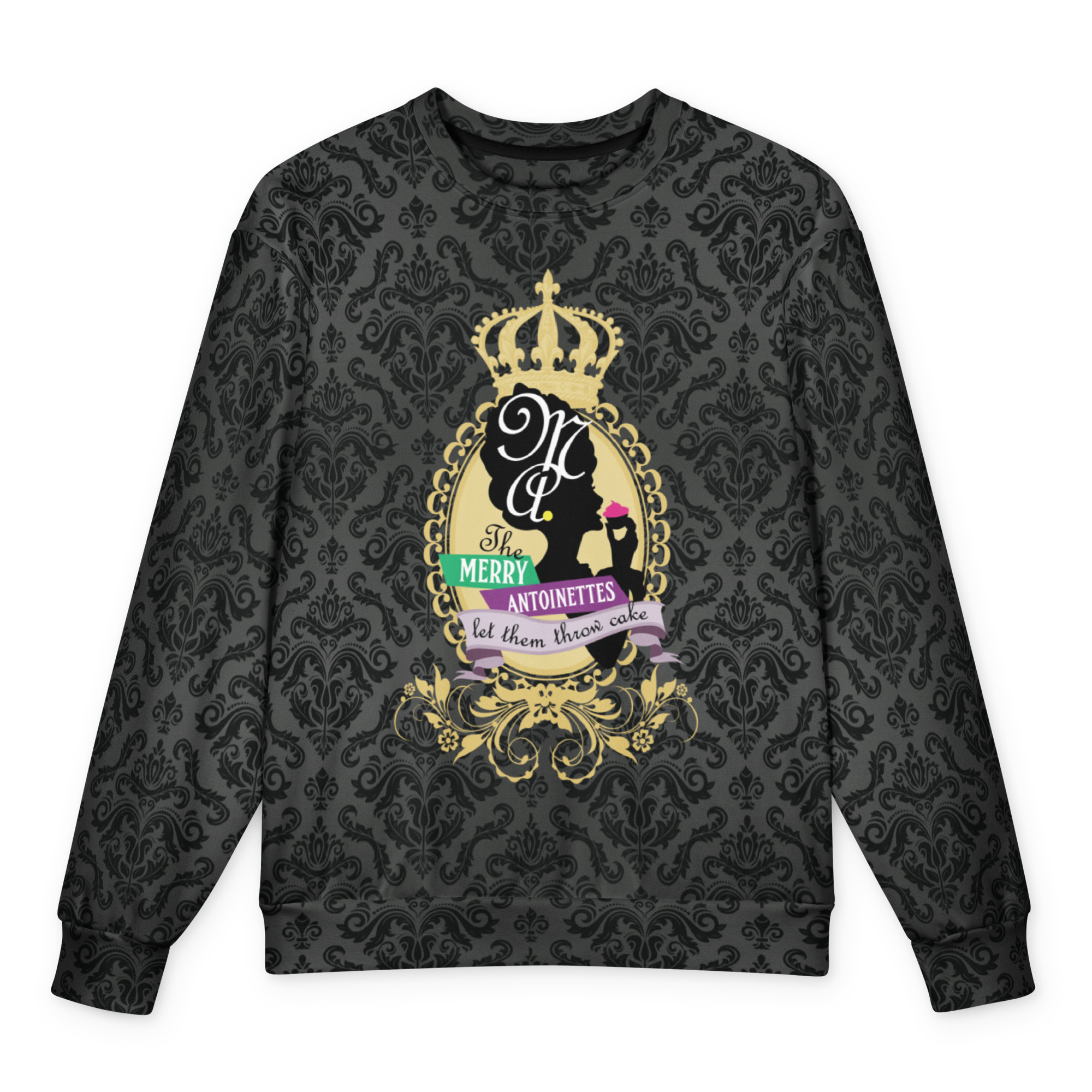 Krewe Crest Cotton Sweatshirt