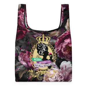 Krewe Crest Floral Shopping Bag