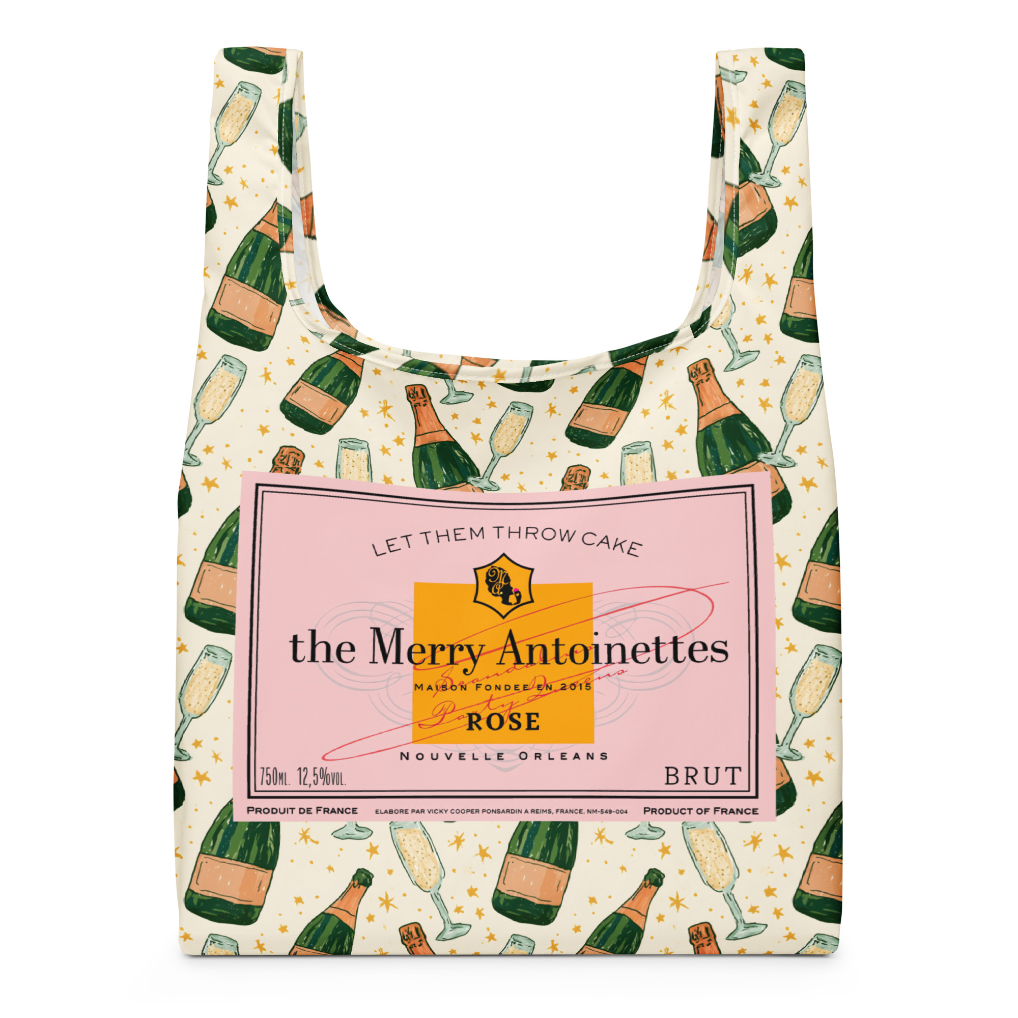 Rose' Champagne Shopping Bag - Image 3