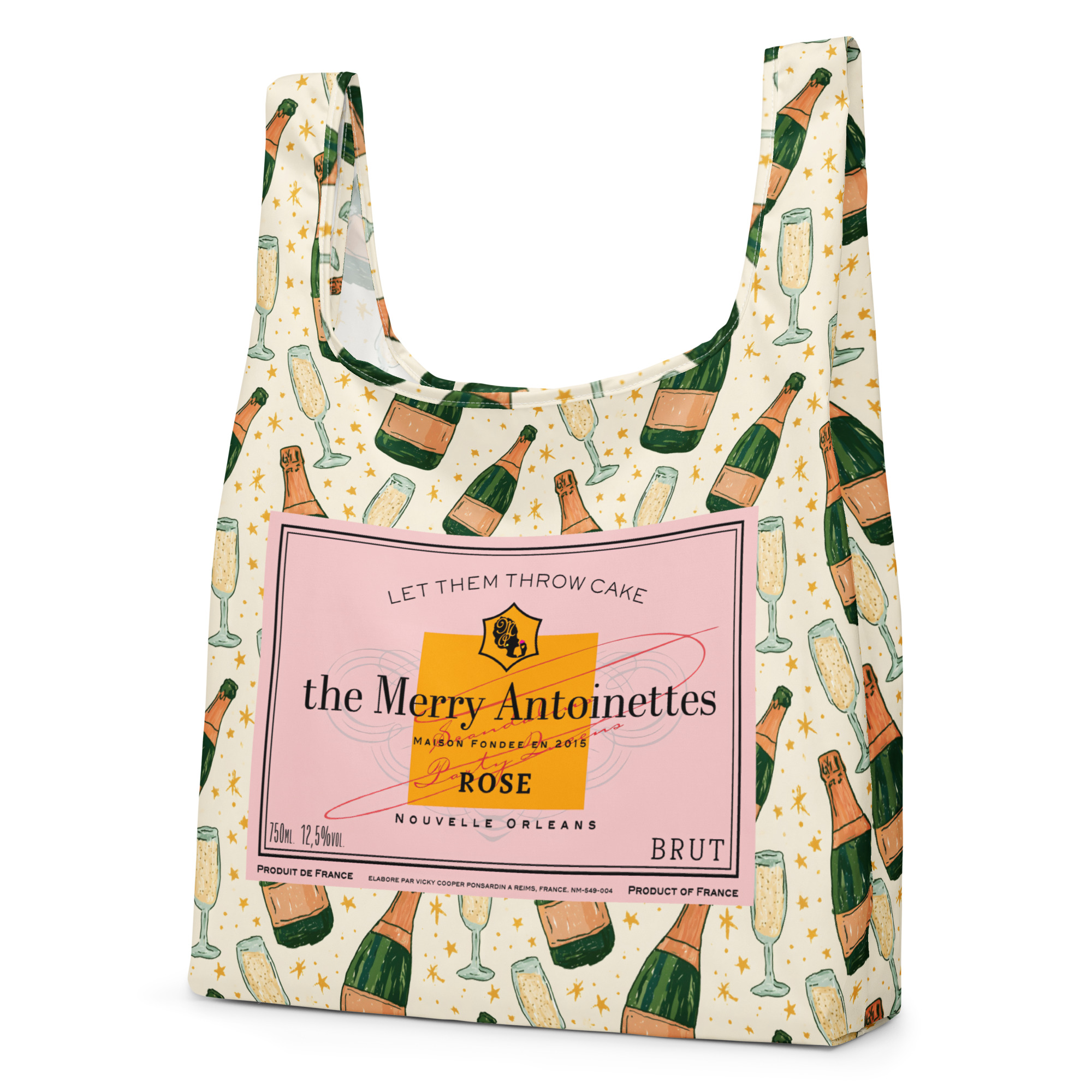 Rose' Champagne Shopping Bag - Image 2