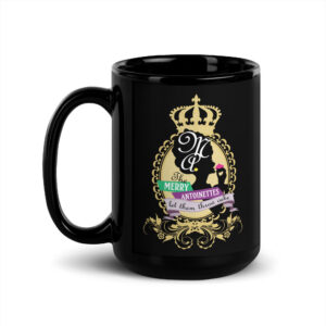 Krewe Crest 15oz Black Glossy Mug