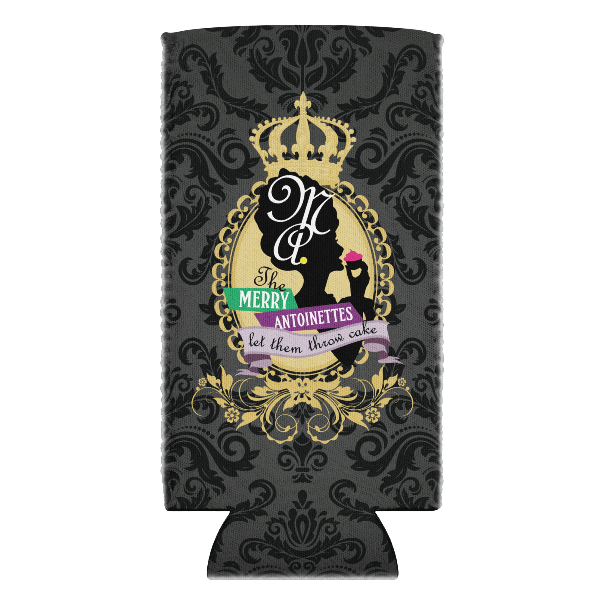 Krewe Crest Slim Can Cooler