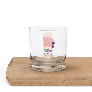 A Very Merry Rocks Glass