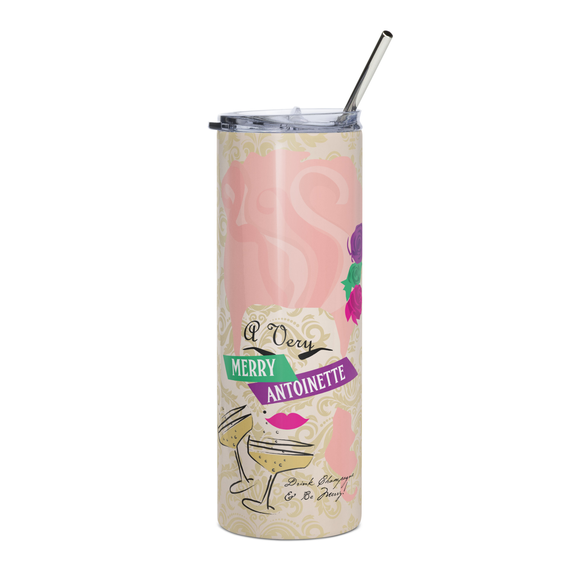A Very Merry Stainless Steel Tumbler