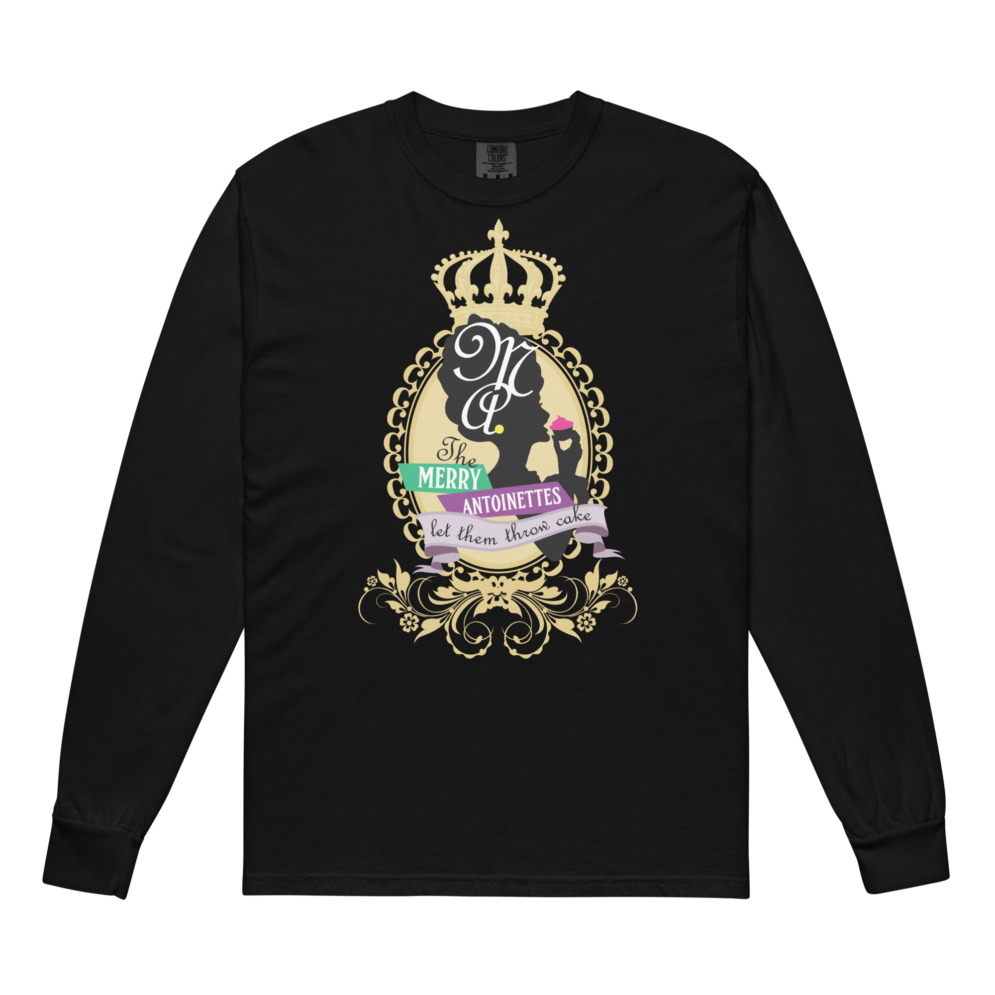 Krewe Crest Comfort Colors Long-Sleeve Shirt - Image 2