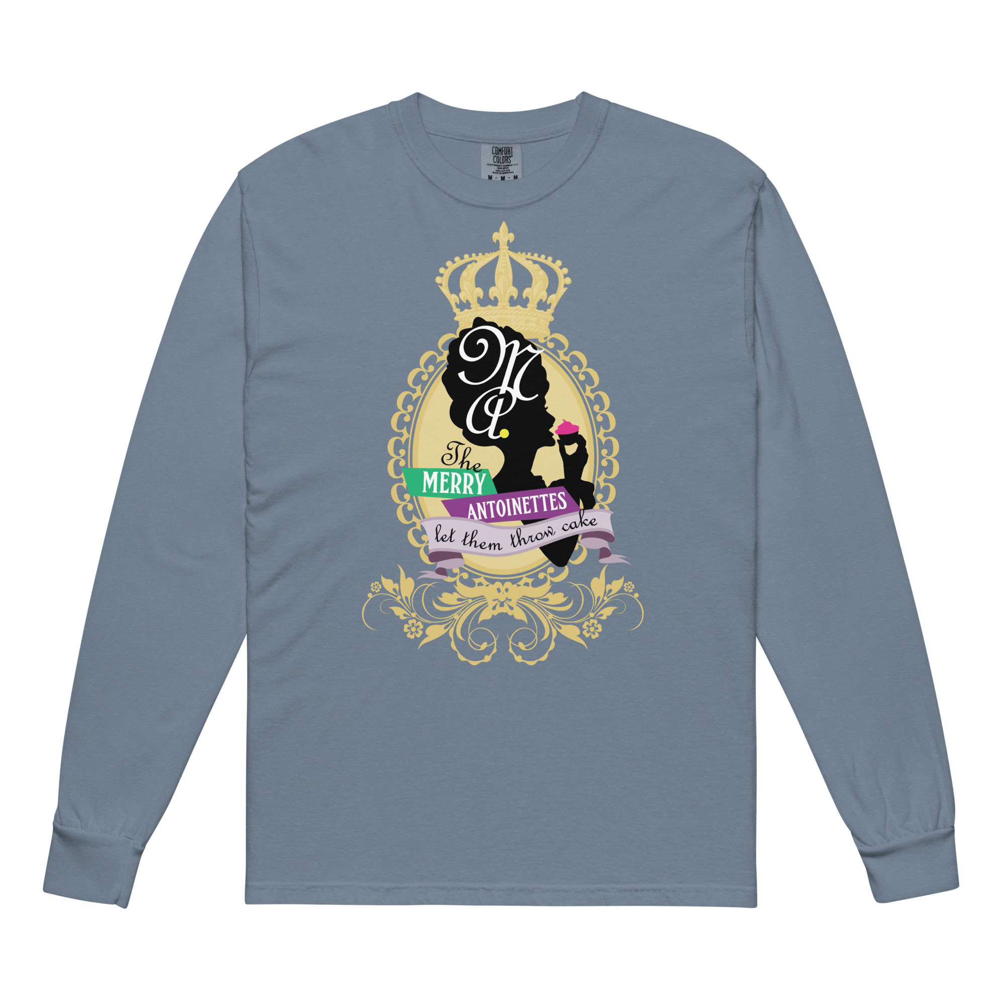 Krewe Crest Comfort Colors Long-Sleeve Shirt - Image 4