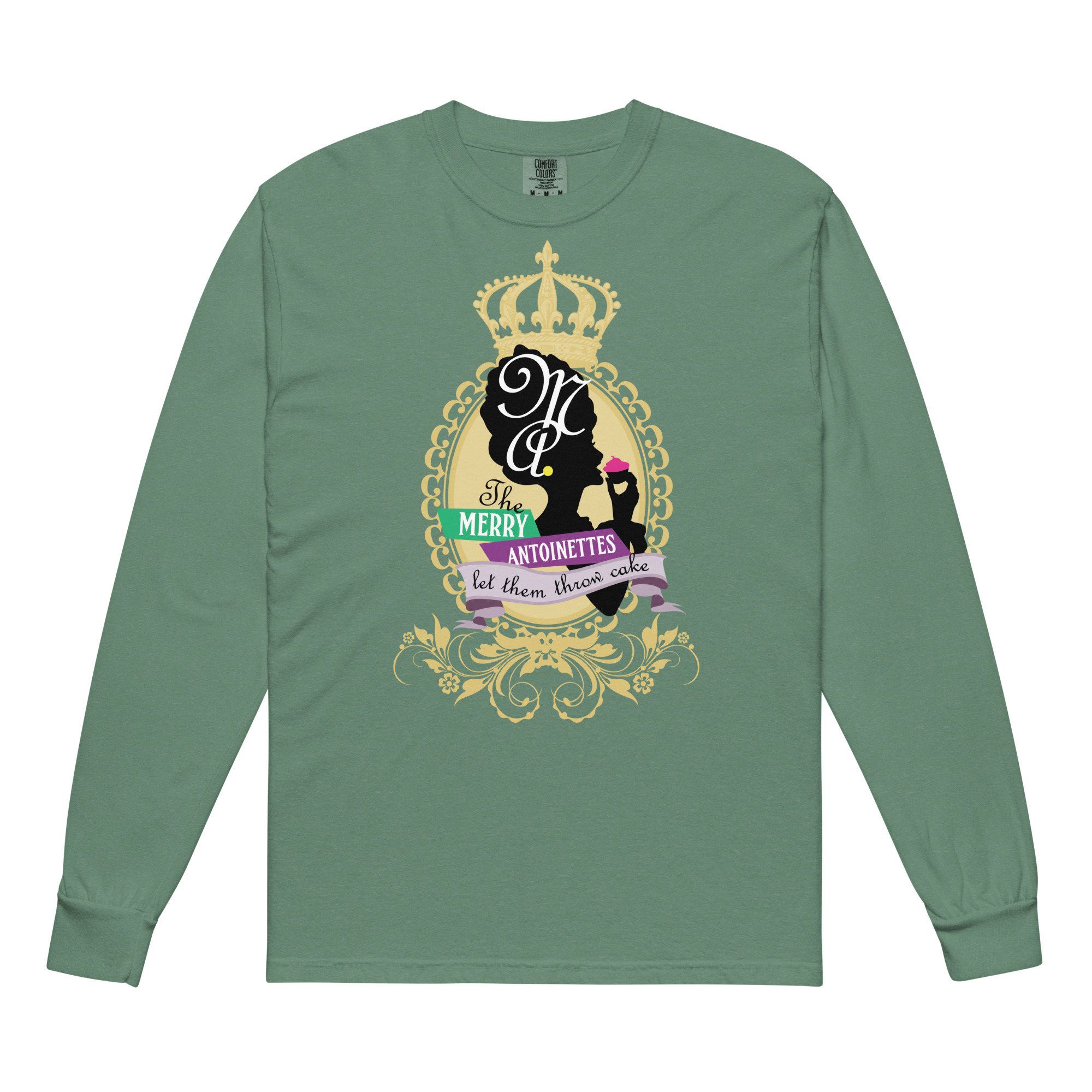 Krewe Crest Comfort Colors Long-Sleeve Shirt - Image 5