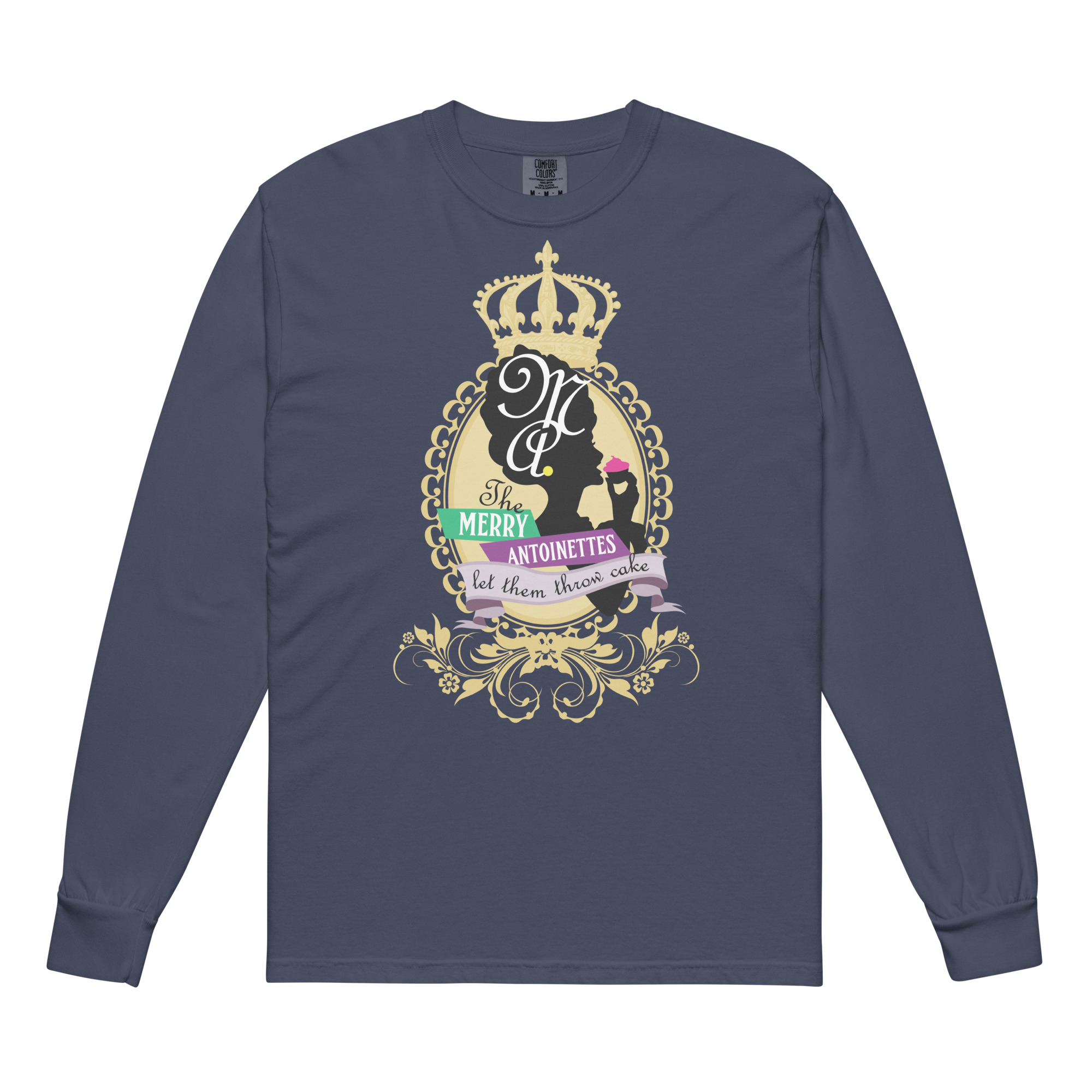 Krewe Crest Comfort Colors Long-Sleeve Shirt - Image 3