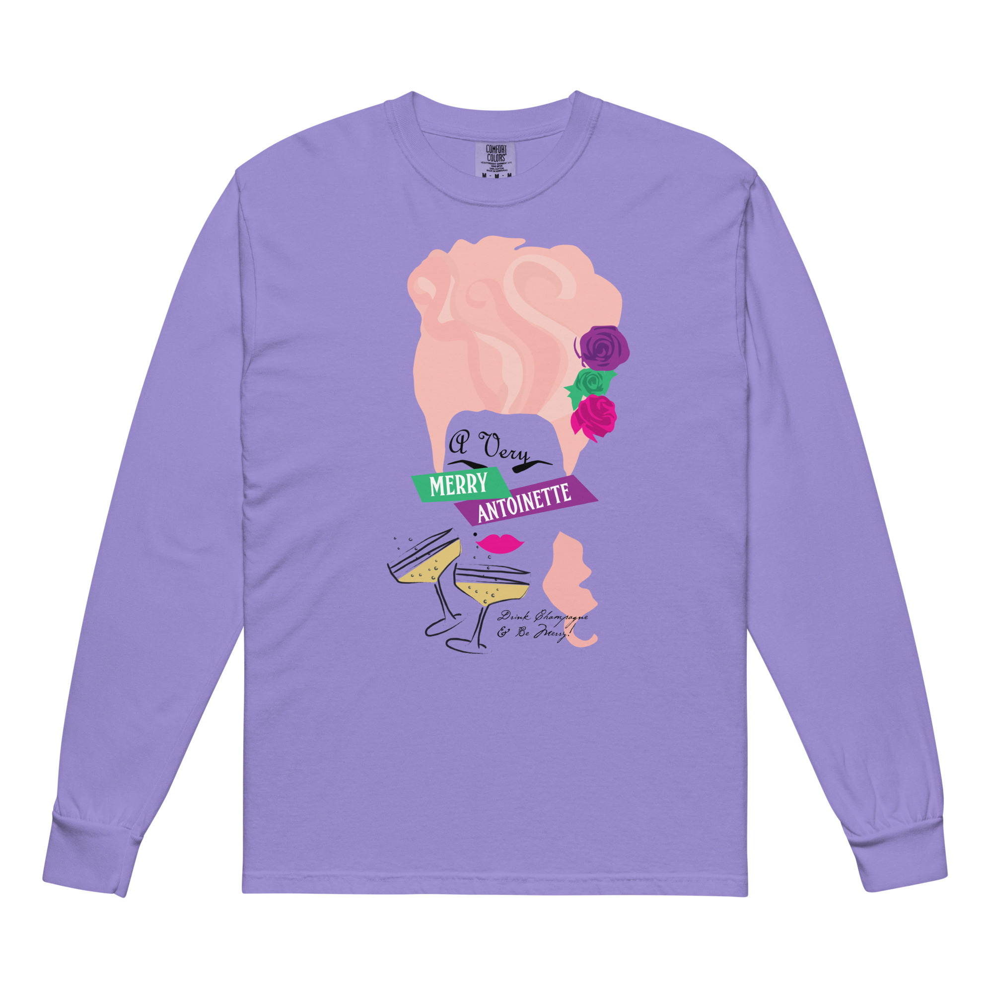 A Very Merry Comfort Colors Long-Sleeve Shirt