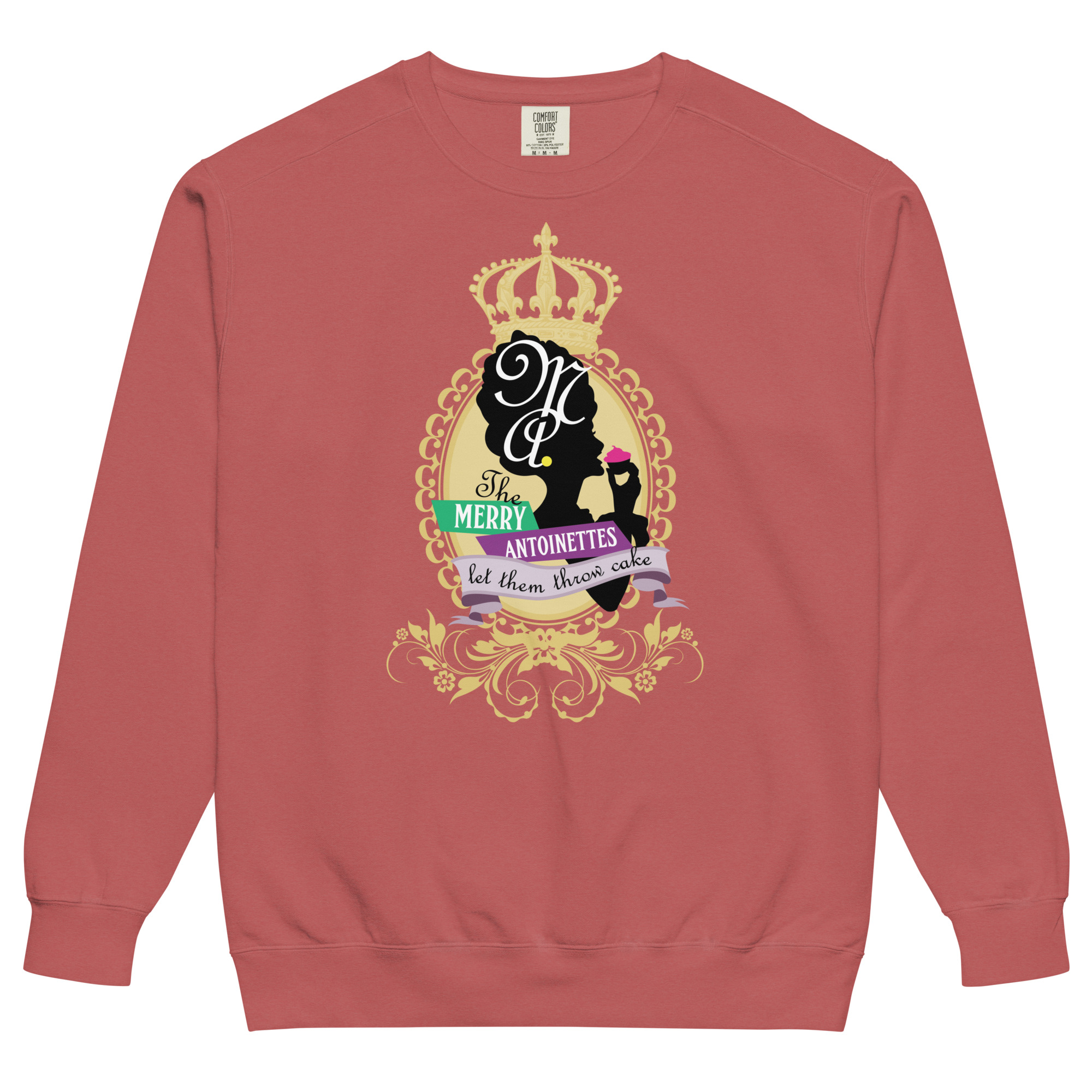 Krewe Crest Comfort Colors Unisex Sweatshirt - Image 6
