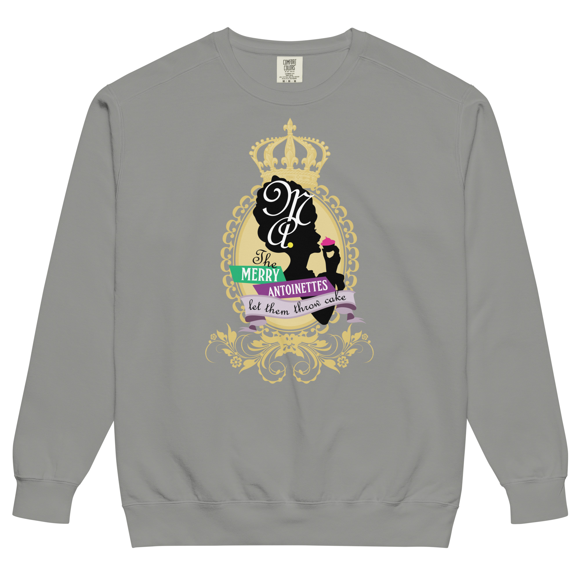 Krewe Crest Comfort Colors Unisex Sweatshirt - Image 10