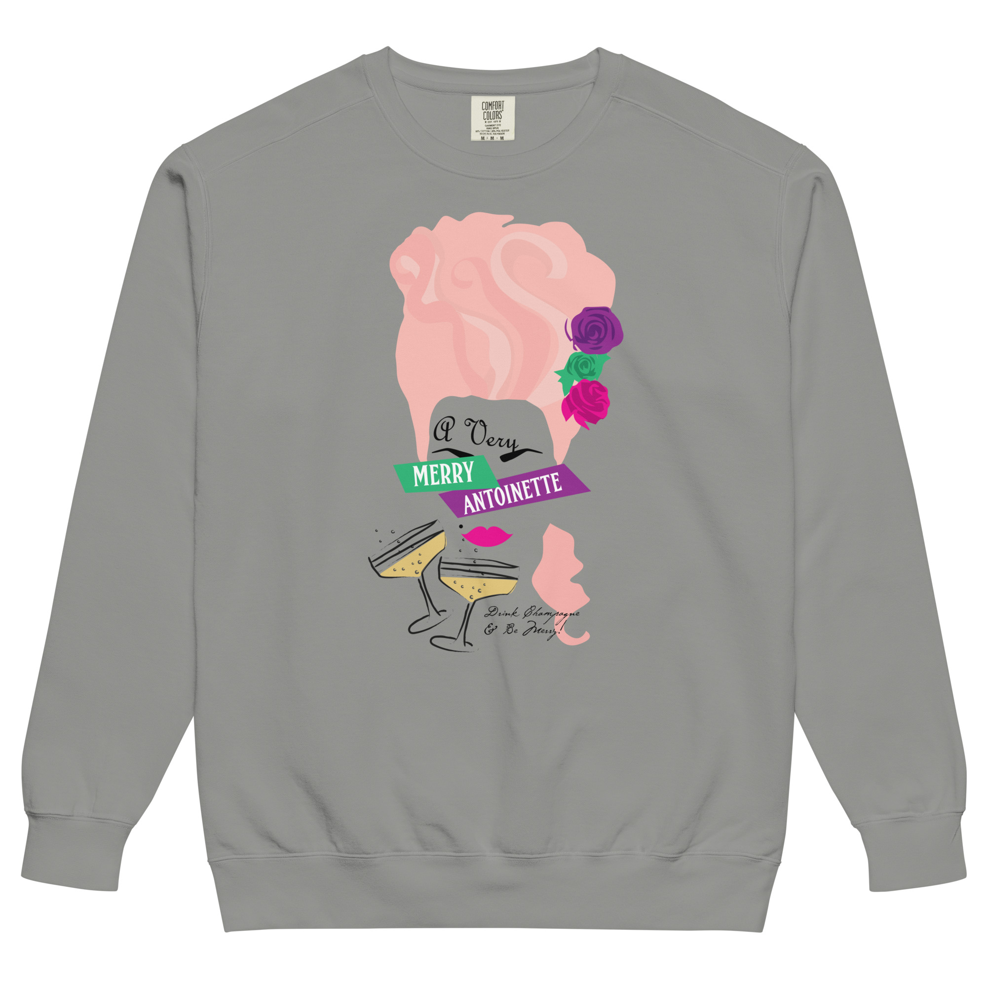 A Very Merry Comfort Colors Unisex Sweatshirt - Image 8