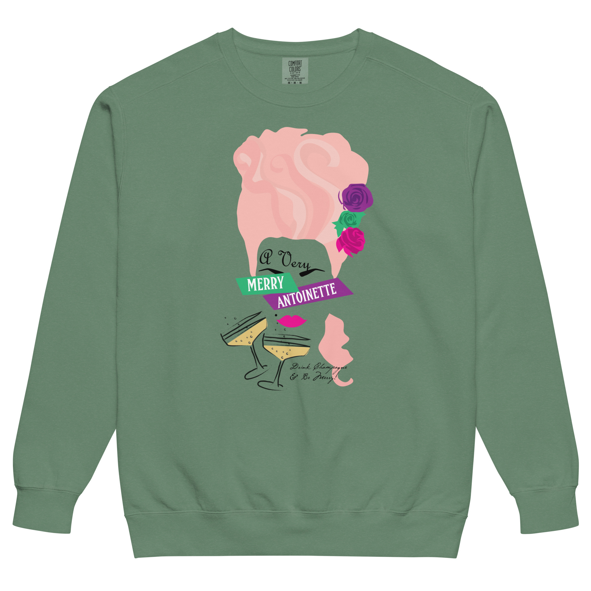 A Very Merry Comfort Colors Unisex Sweatshirt - Image 6