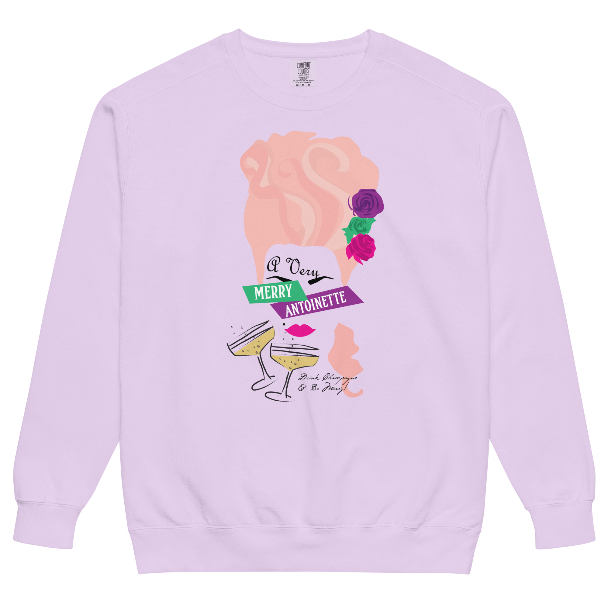 A Very Merry Comfort Colors Unisex Sweatshirt - Image 10