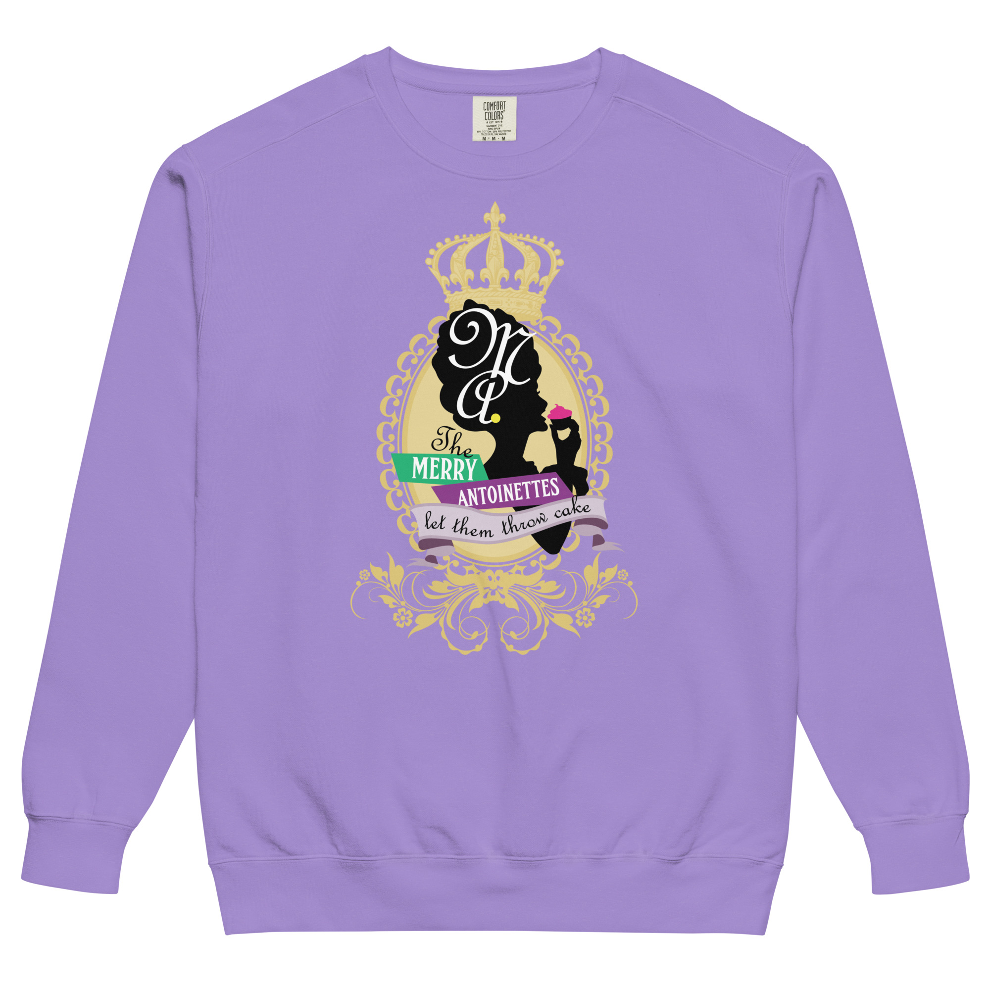 Krewe Crest Comfort Colors Unisex Sweatshirt