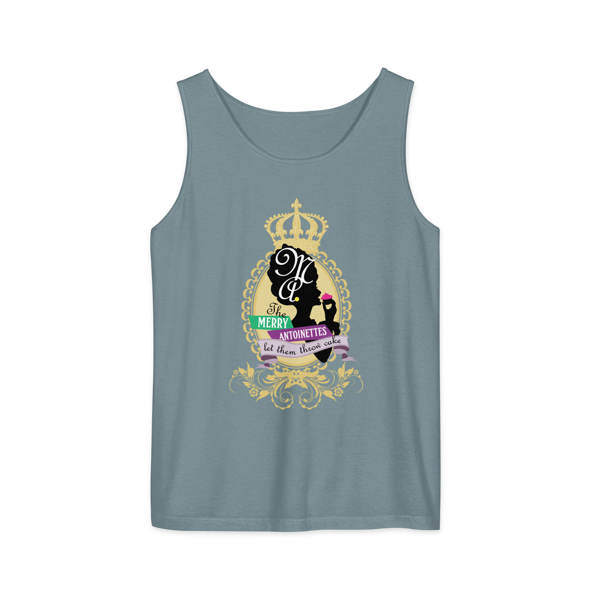 Krewe Crest Comfort Colors Unisex Tank Top - Image 10
