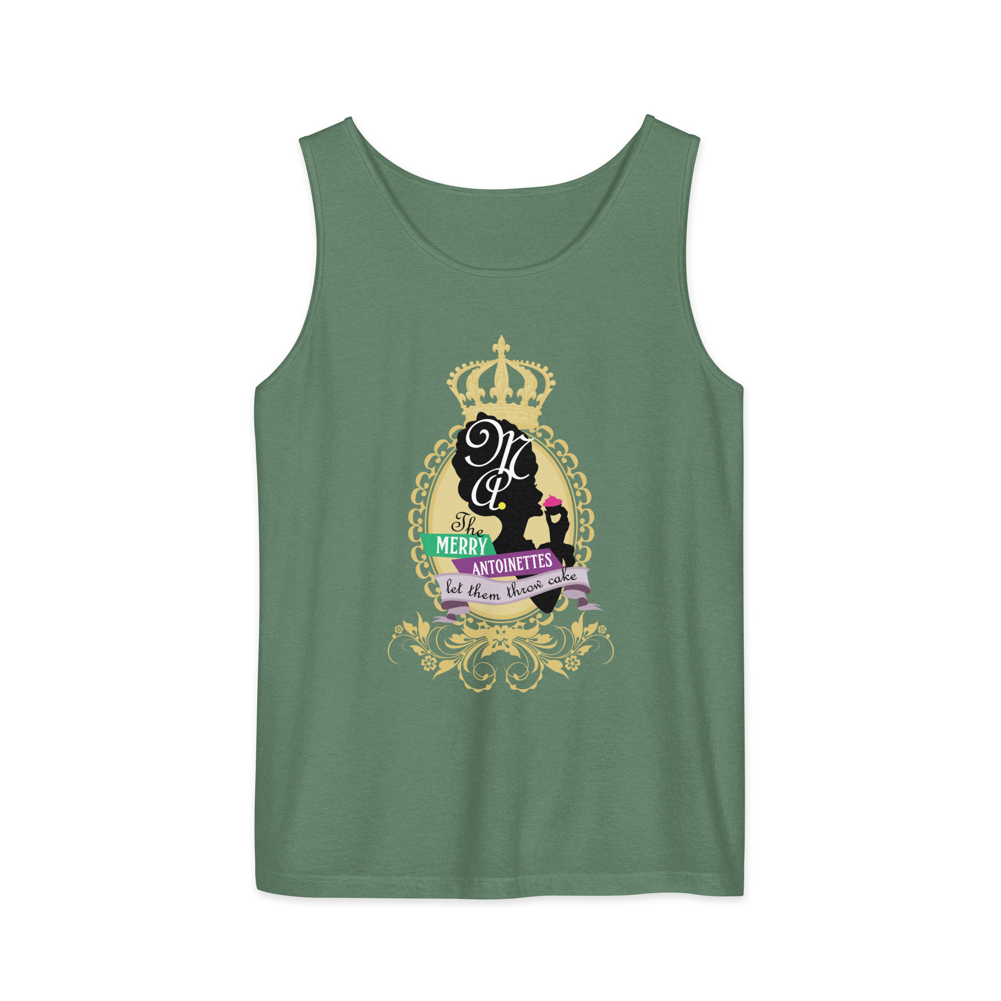 Krewe Crest Comfort Colors Unisex Tank Top - Image 9