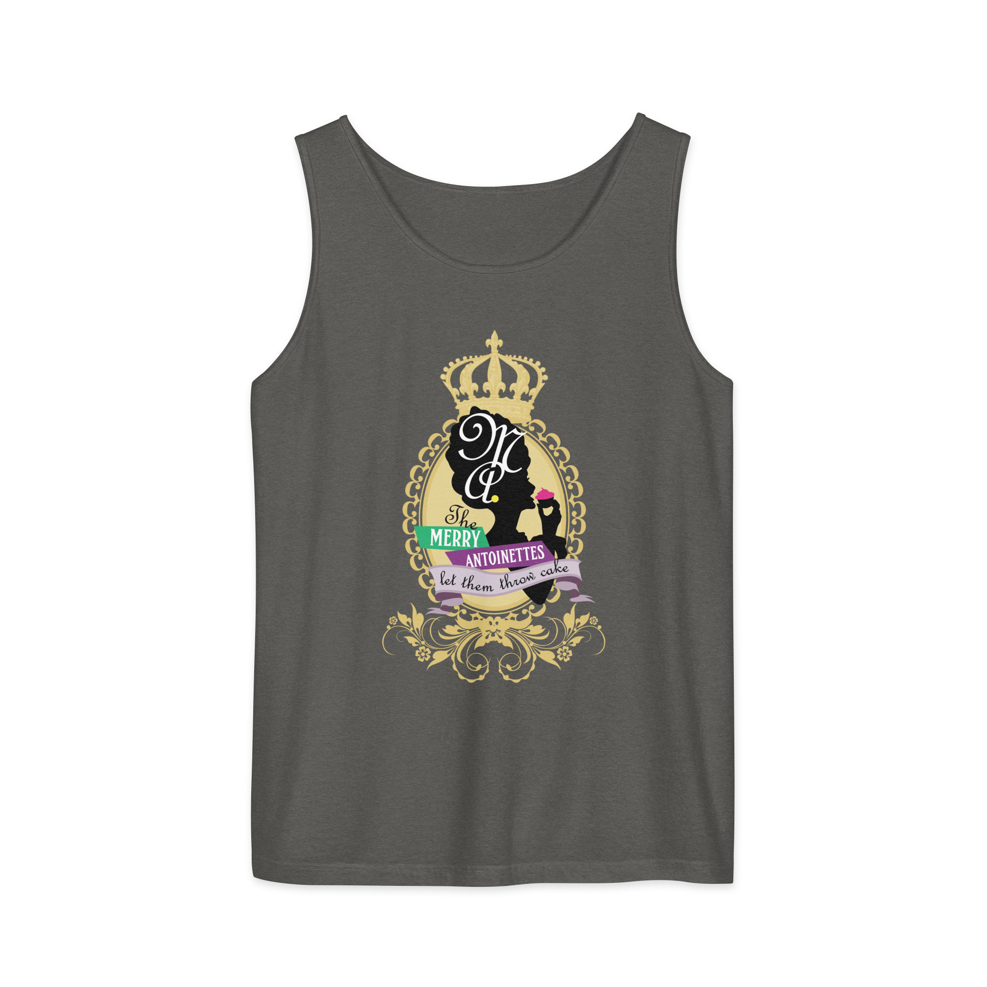 Krewe Crest Comfort Colors Unisex Tank Top - Image 4