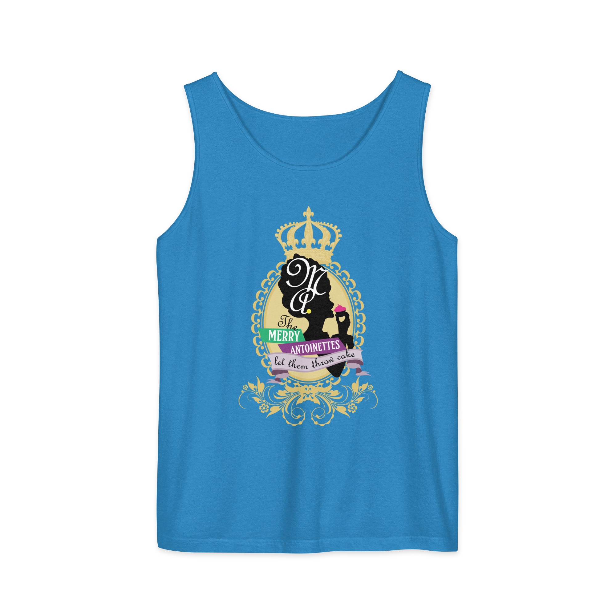 Krewe Crest Comfort Colors Unisex Tank Top - Image 8