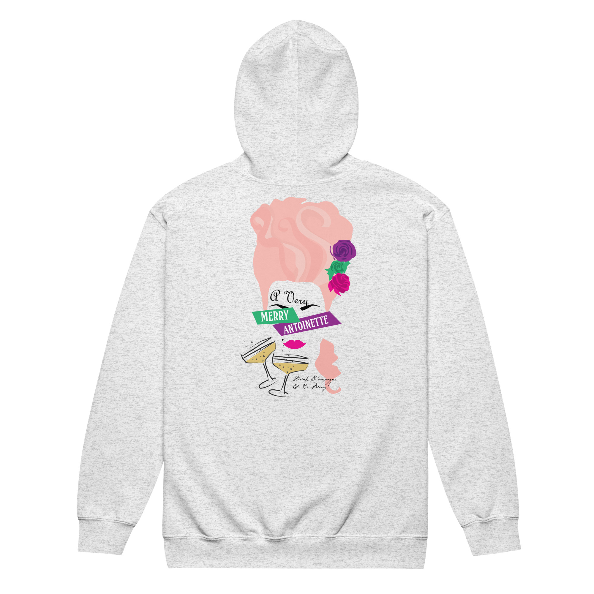 A Very Merry Unisex Zip Hoodie - Image 6