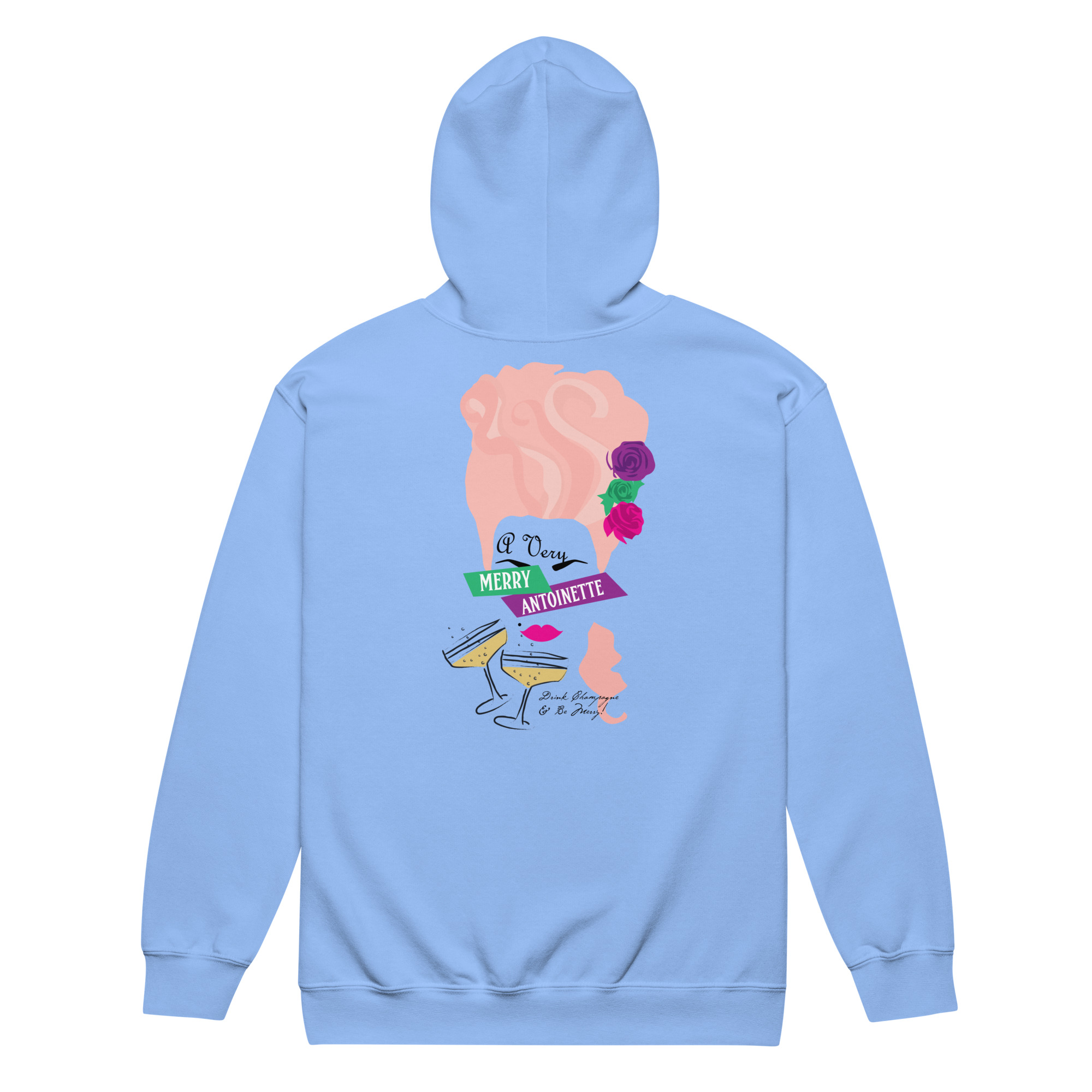A Very Merry Unisex Zip Hoodie - Image 3