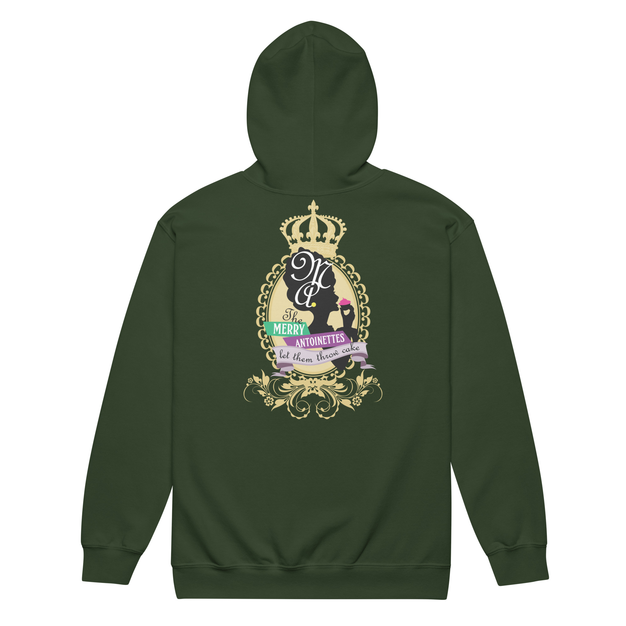 Krewe Crest Unisex Zip Hoodie - Image 6