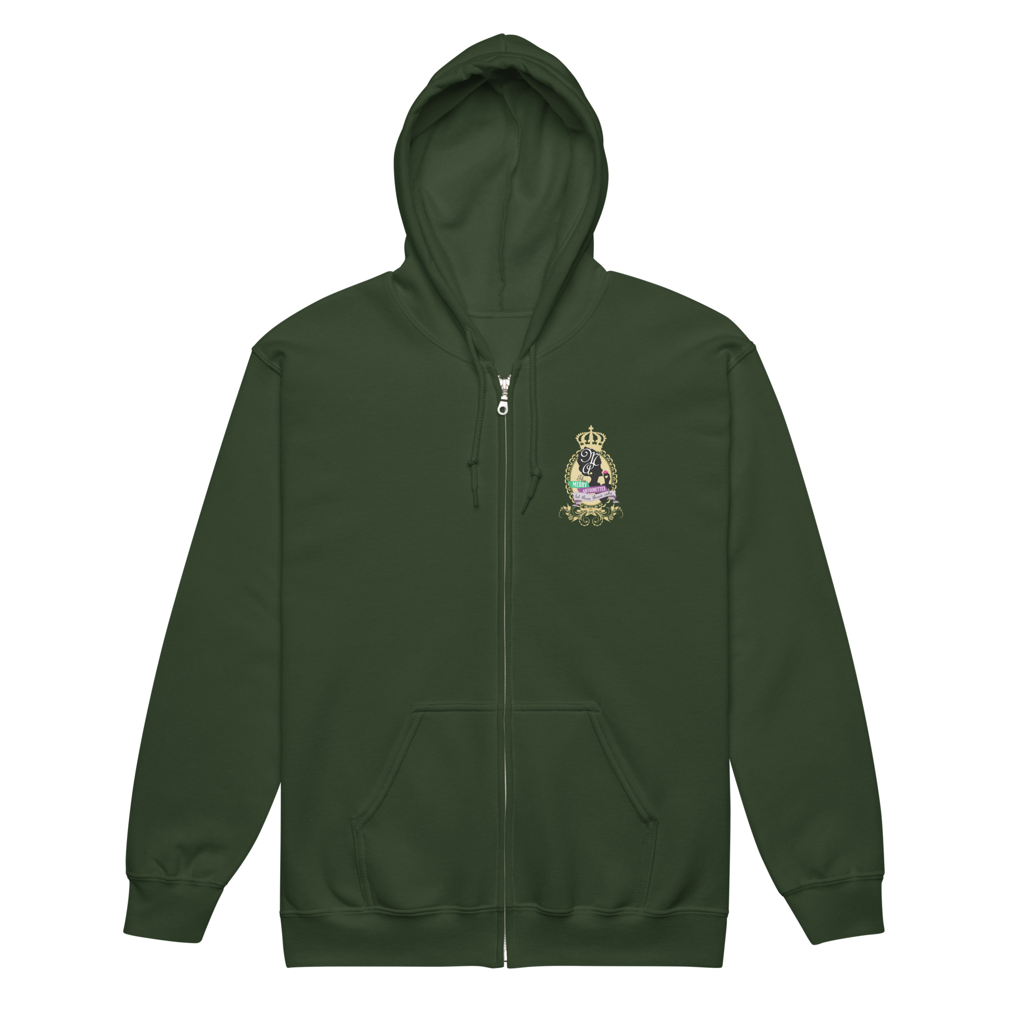 Krewe Crest Unisex Zip Hoodie - Image 5