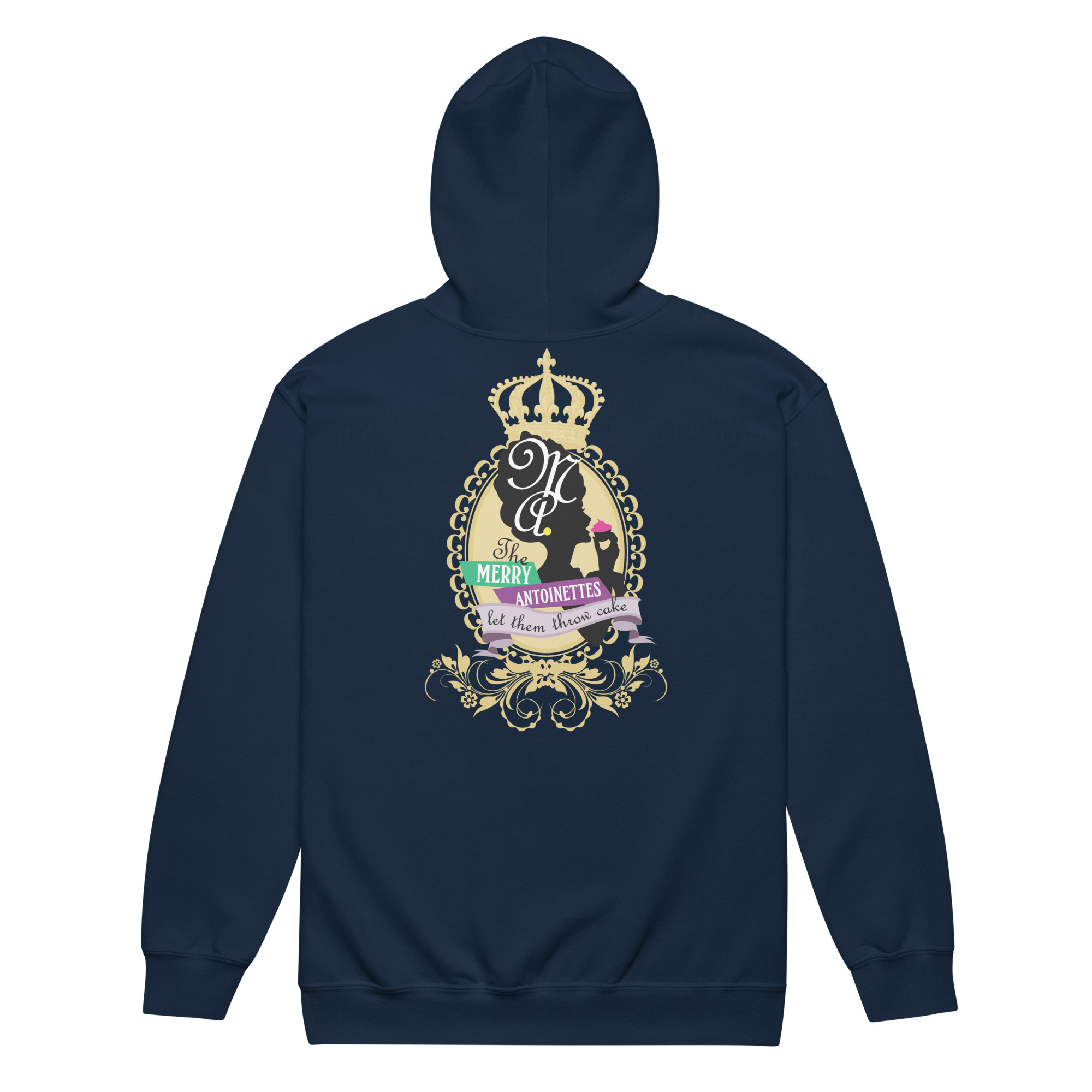 Krewe Crest Unisex Zip Hoodie - Image 4