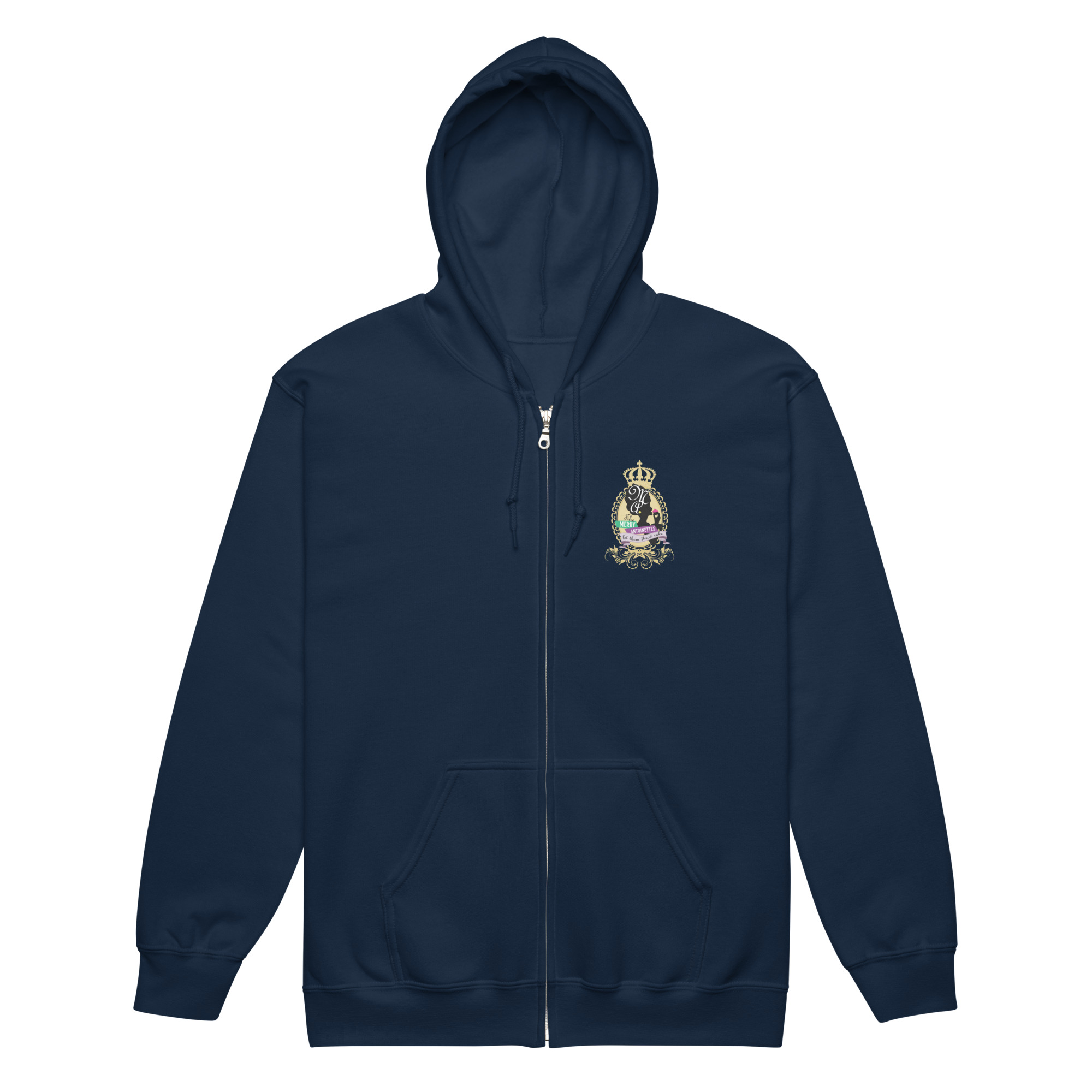 Krewe Crest Unisex Zip Hoodie - Image 3