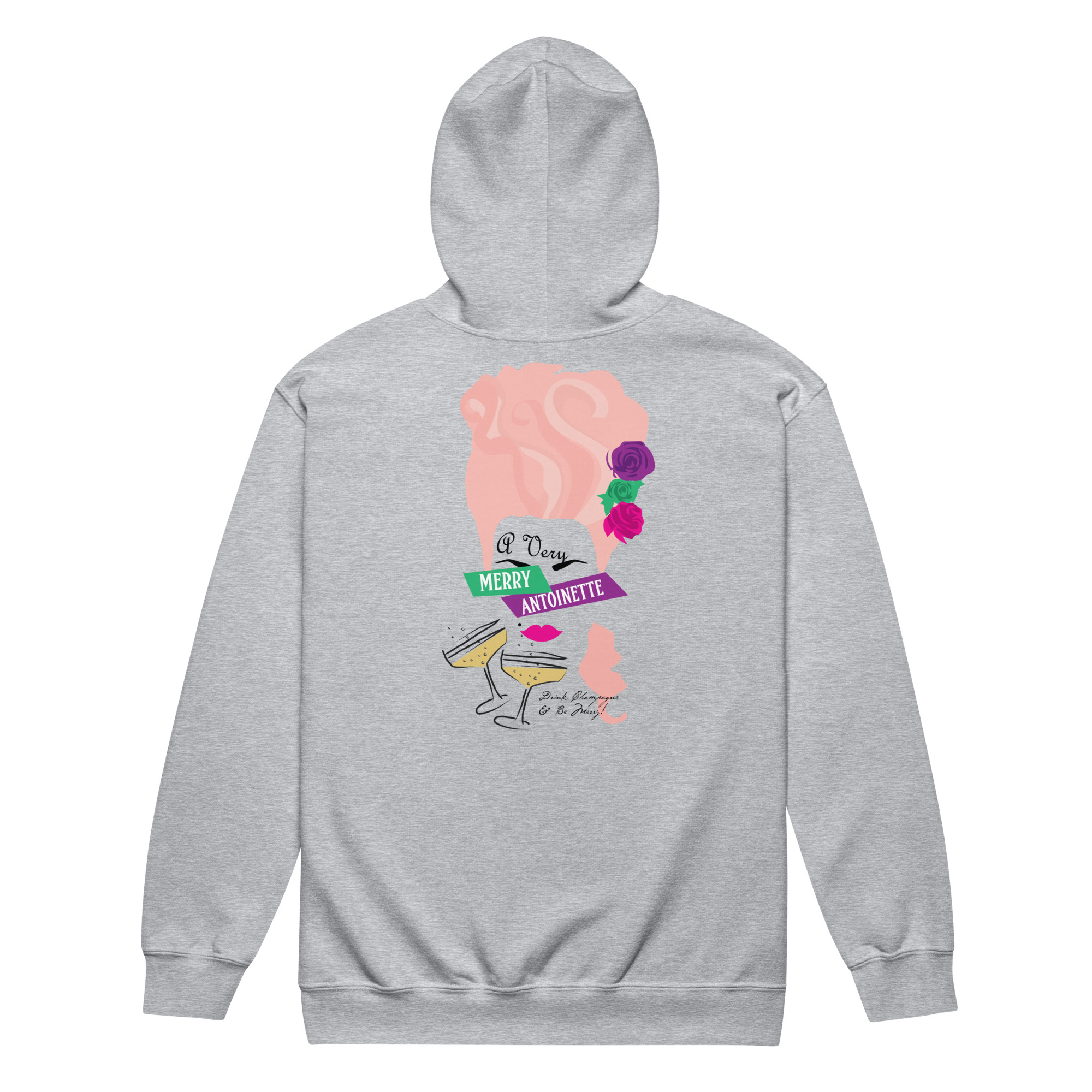 A Very Merry Unisex Zip Hoodie - Image 5