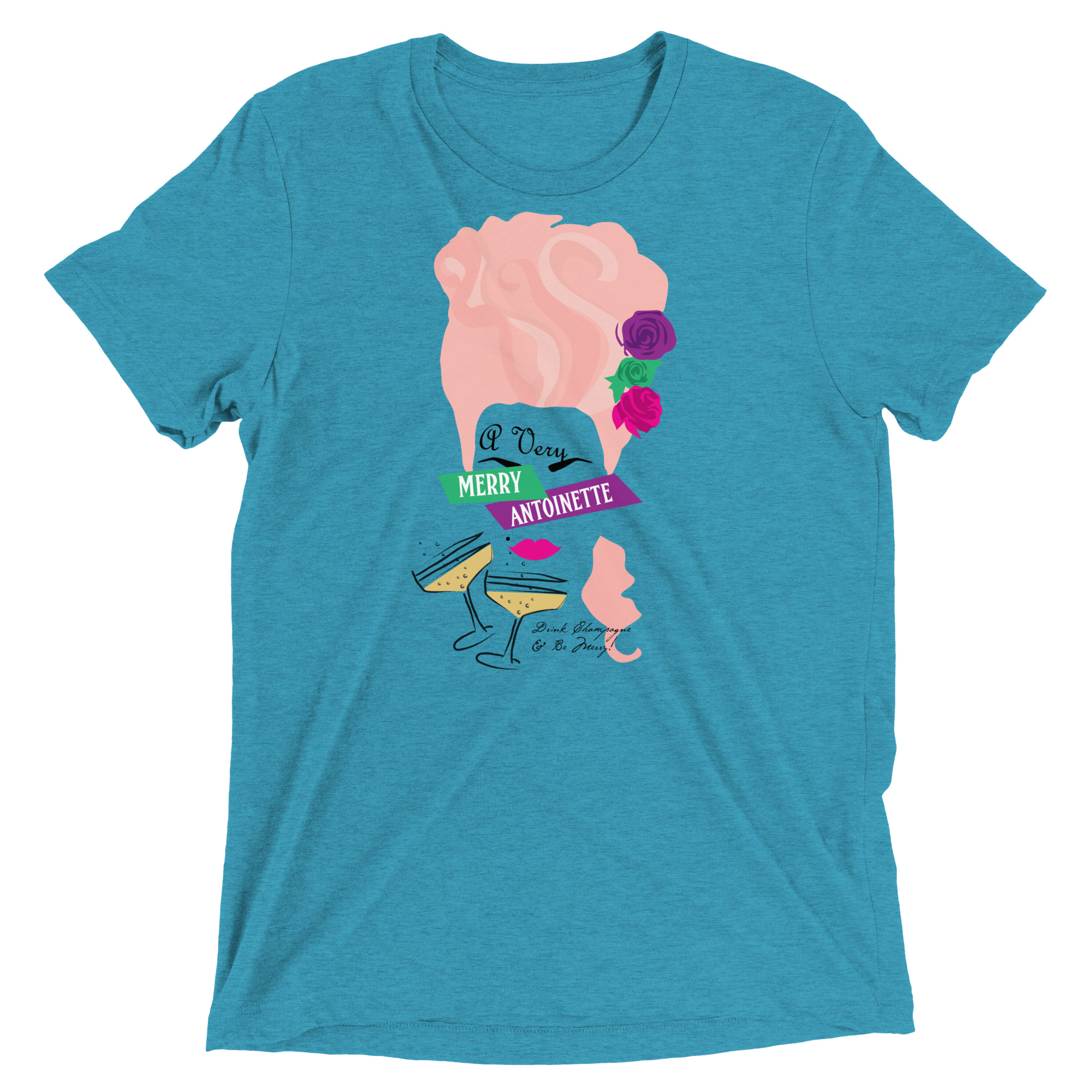 A Very Merry Unisex Tri-Blend Short Sleeve T-Shirt - Image 3