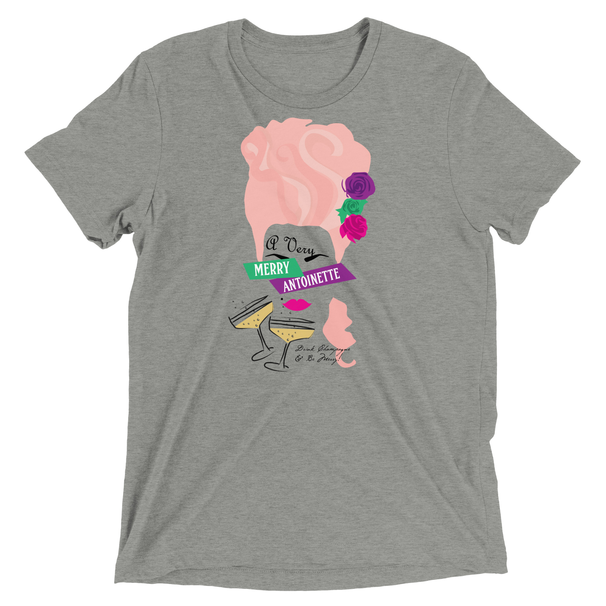 A Very Merry Unisex Tri-Blend Short Sleeve T-Shirt - Image 5