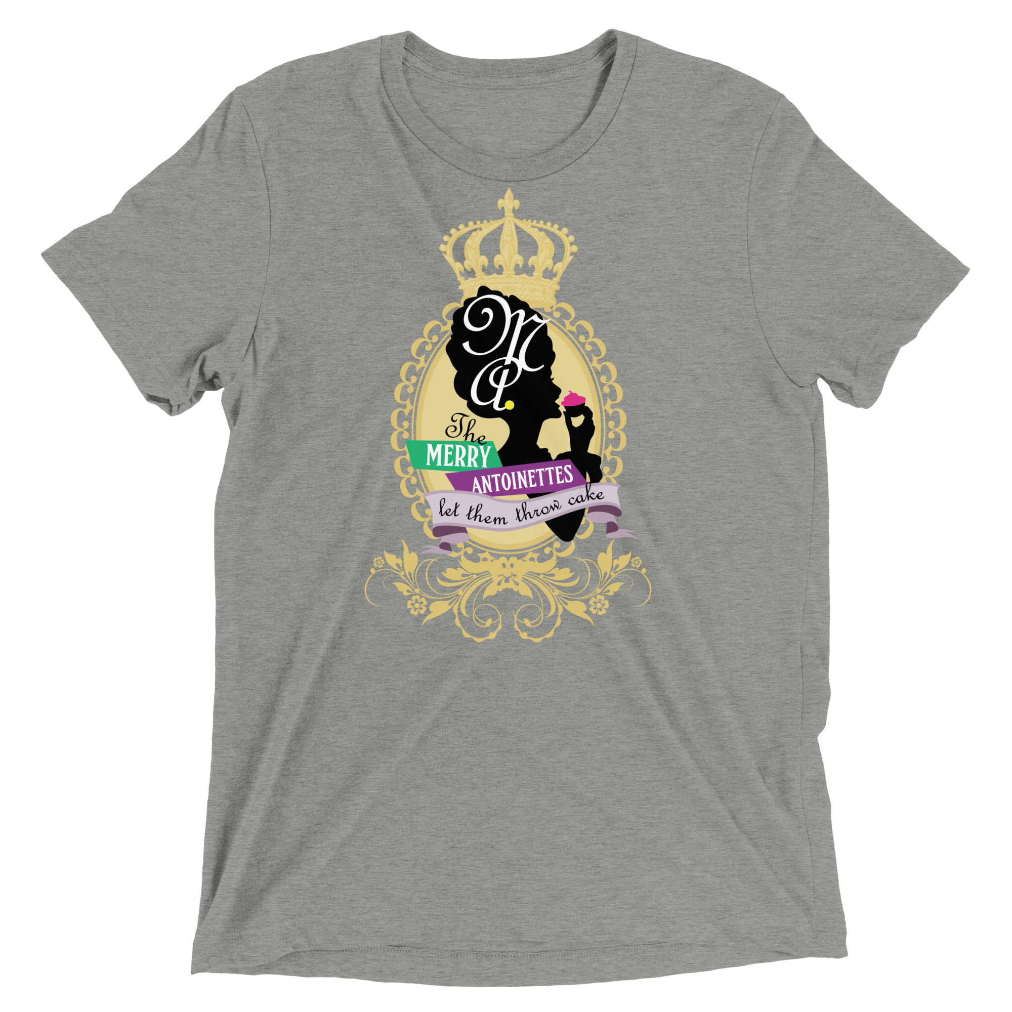 Krewe Crest Unisex Tri-Blend Short Sleeve T-Shirt - Image 9