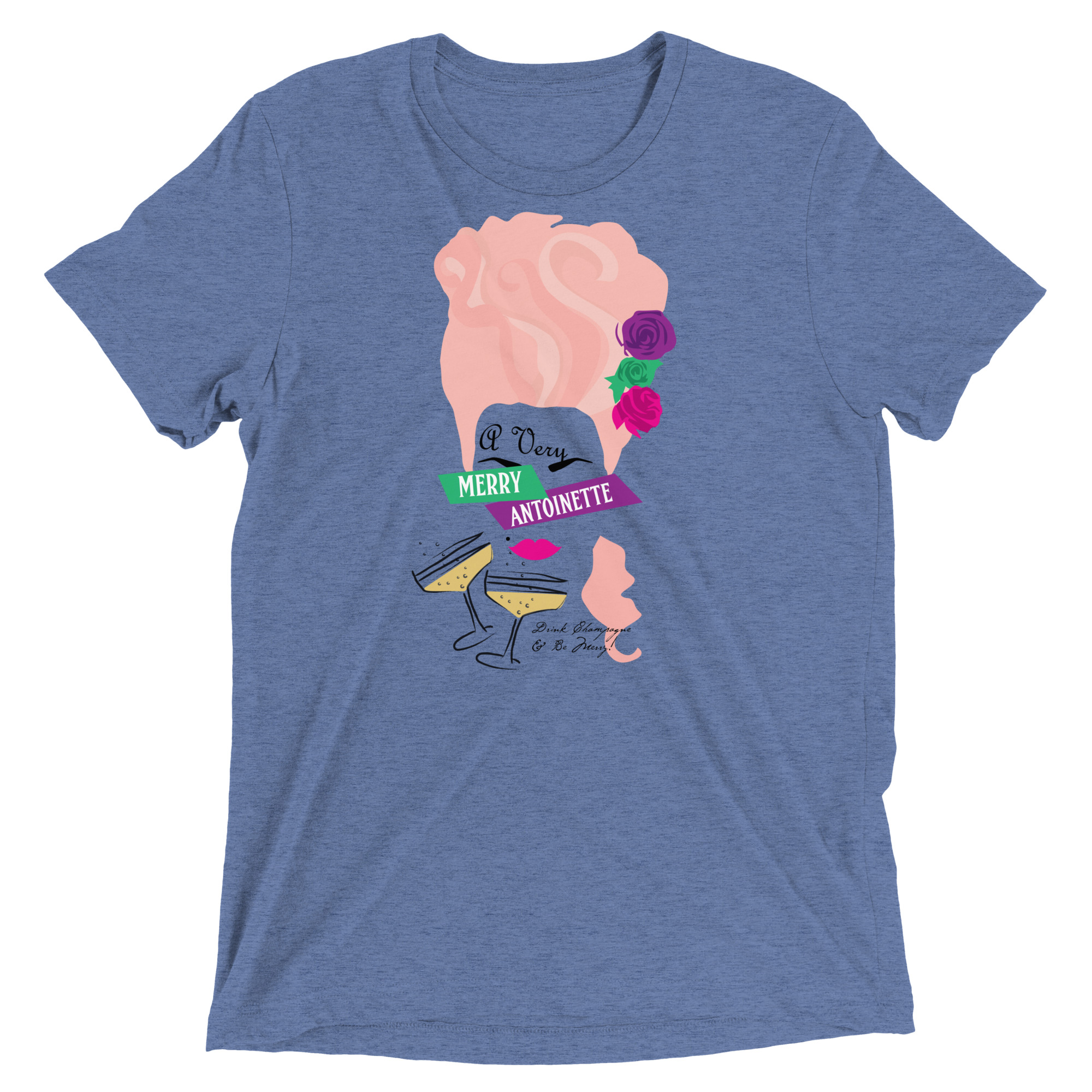 A Very Merry Unisex Tri-Blend Short Sleeve T-Shirt - Image 2