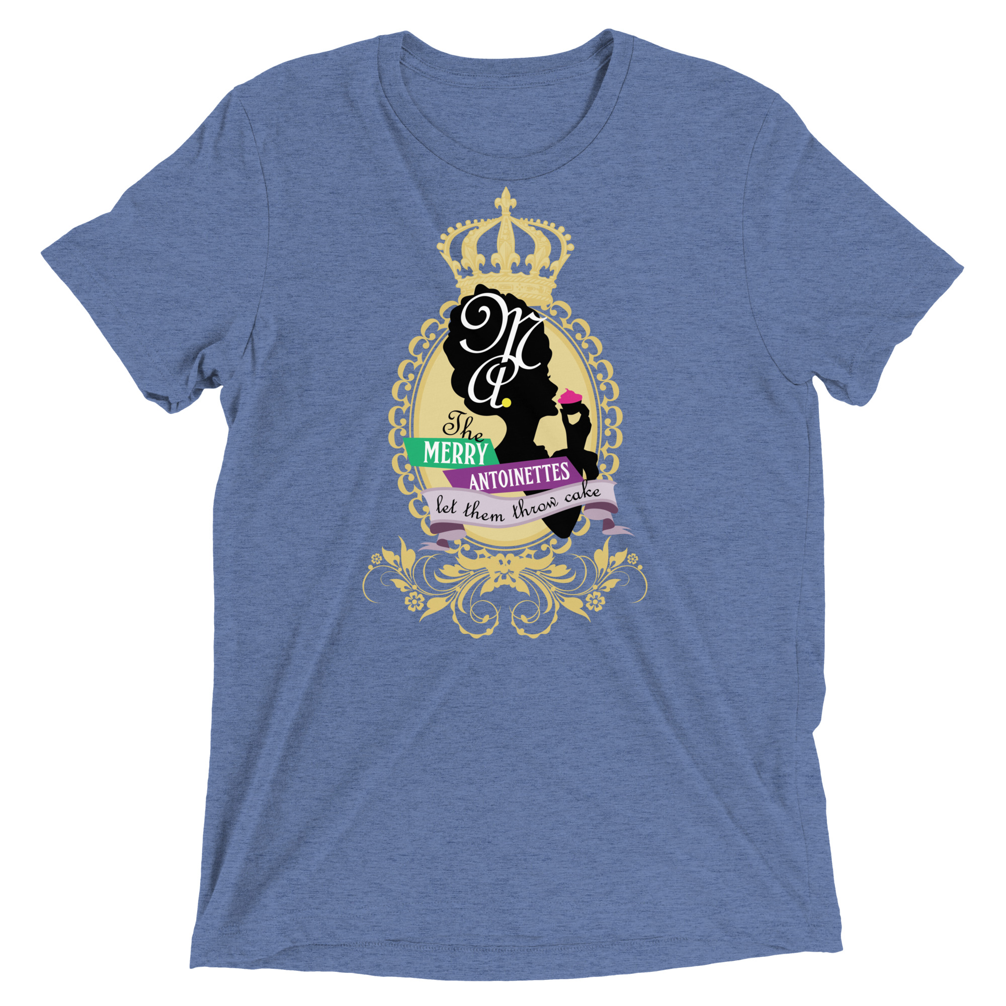 Krewe Crest Unisex Tri-Blend Short Sleeve T-Shirt - Image 7