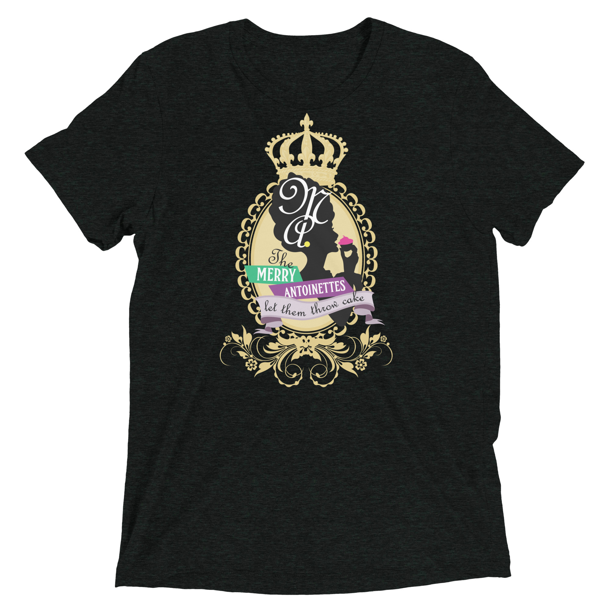 Krewe Crest Unisex Tri-Blend Short Sleeve T-Shirt - Image 2