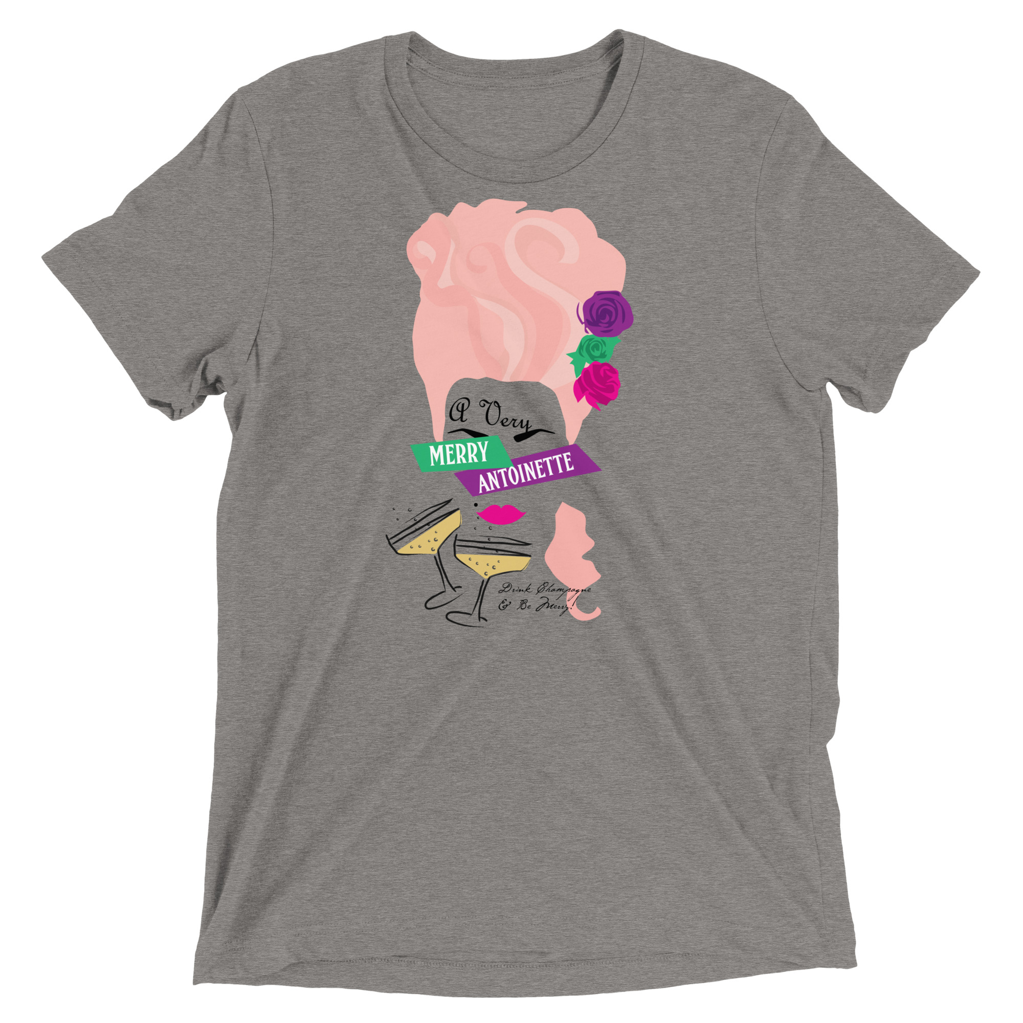 A Very Merry Unisex Tri-Blend Short Sleeve T-Shirt - Image 4