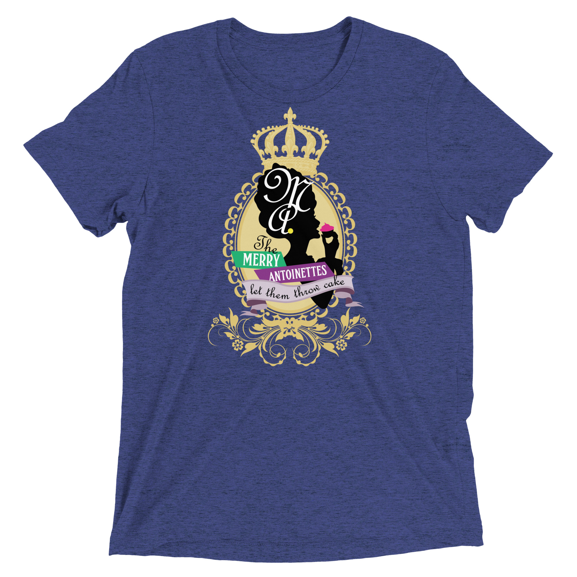 Krewe Crest Unisex Tri-Blend Short Sleeve T-Shirt - Image 5