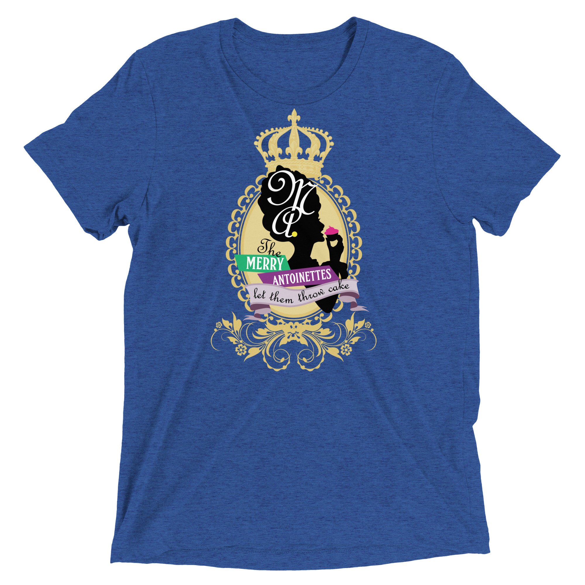Krewe Crest Unisex Tri-Blend Short Sleeve T-Shirt - Image 4